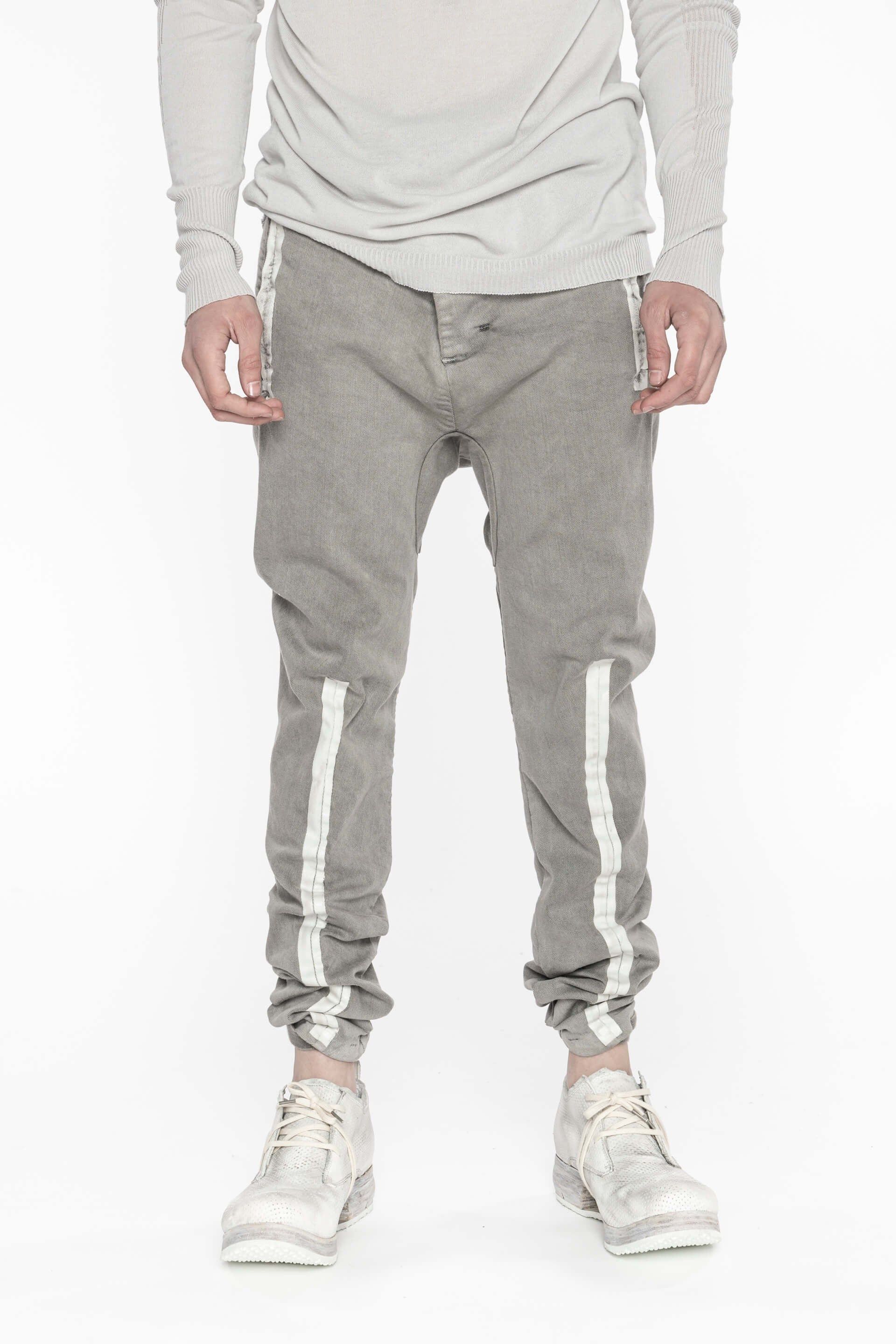 Boris Bidjan Saberi Boris P11 Carbon Grey Tapeseam Cotton Pant Size L Size US 34 / EU 50 - 1 Thumbnail