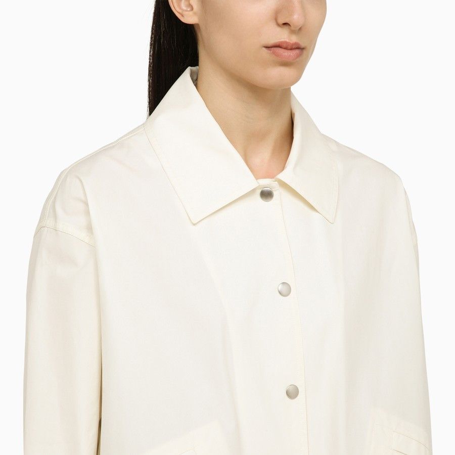 Jil Sander o1d2blof0824 Jackets With Logo in White Size XS / US 0-2 / IT 36-38 - 4 Thumbnail