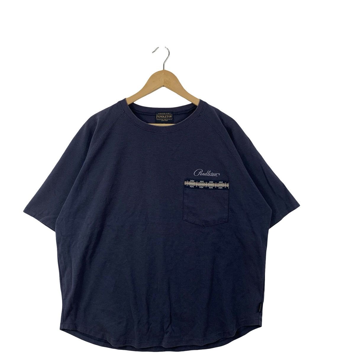 Pendleton Vintage Pendleton Pocket Minimal Logo Embroidered Tee with T Size US L / EU 52-54 / 3 - 6 Thumbnail