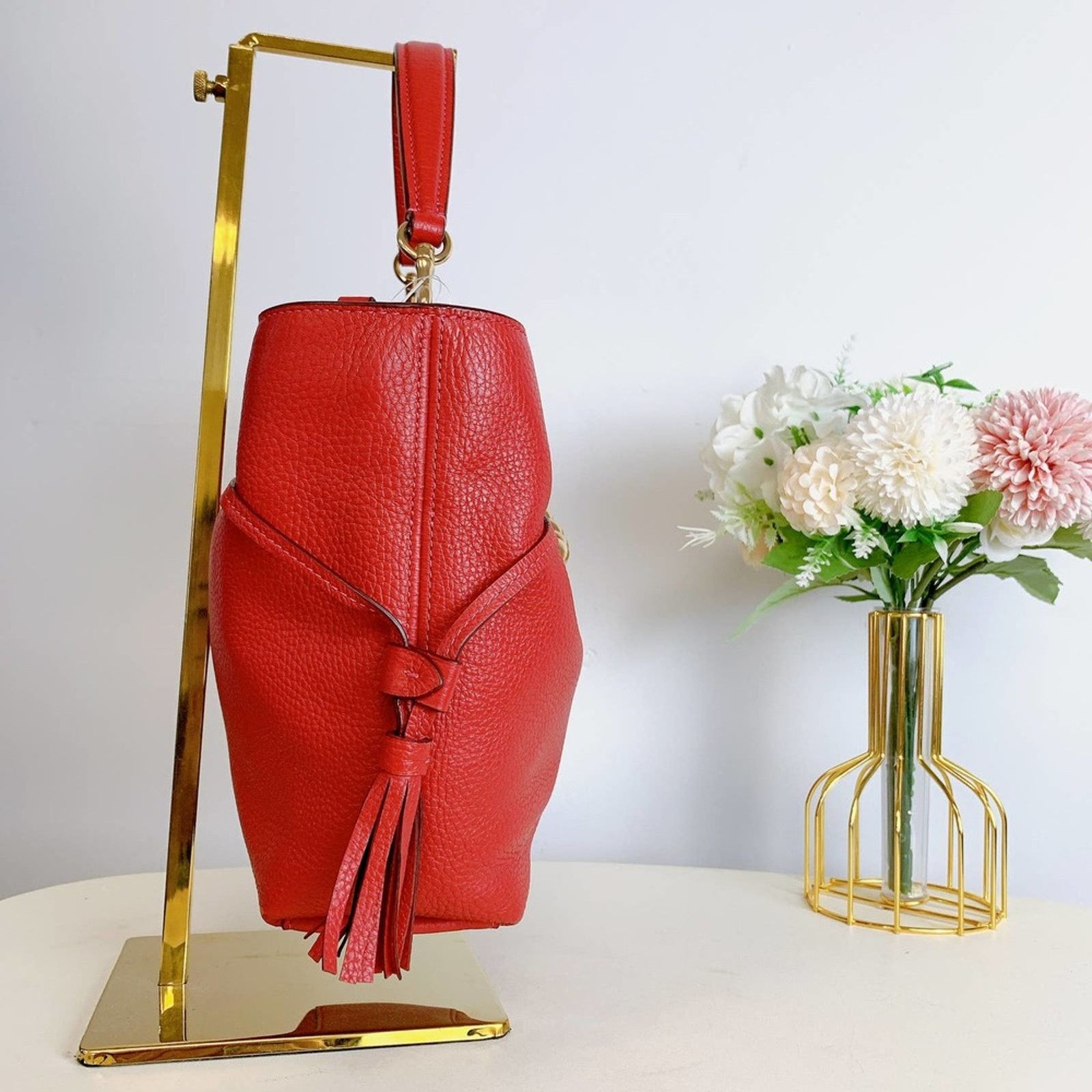 Coach Coach CE555 Andy Crossbody In Gold/Red Apple Size ONE SIZE - 6 Thumbnail