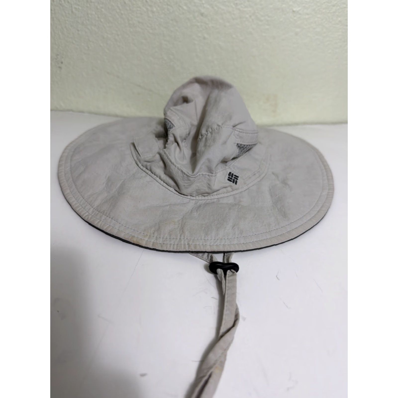 Vintage Columbia Boonie Hat Men M Gray Fisherman Fishing Hiking Strap Small/Medium Size ONE SIZE - 2 Thumbnail
