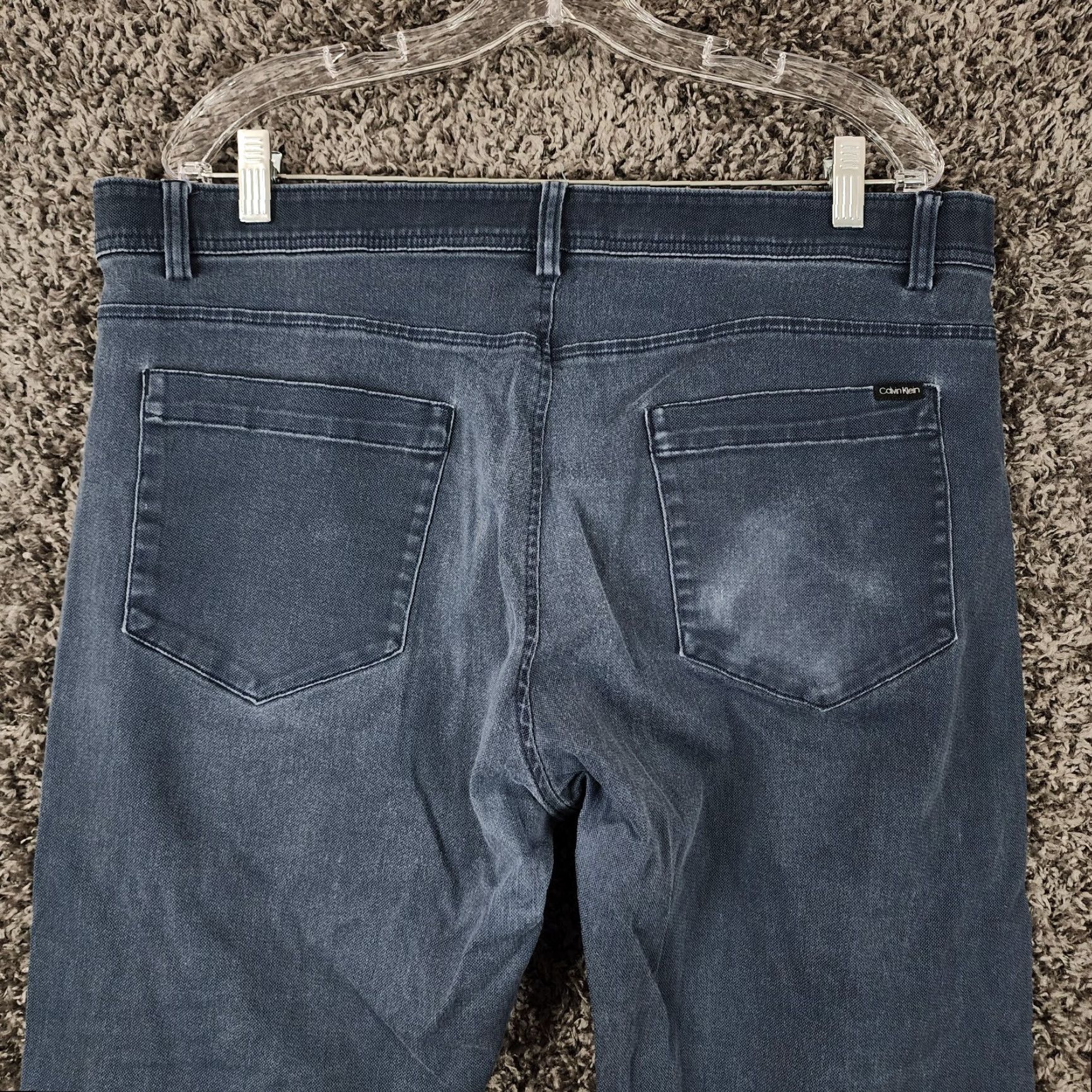 Calvin Klein CALVIN KLEIN Jeans Mens Blue Straight Leg Cotton Size 38x31 Regular Inseam 31" Adult Men Fashion Denim Jeans Men’s Mens Blue Straight Leg Denim Jeans Size US 38 / EU 54 - 7 Thumbnail