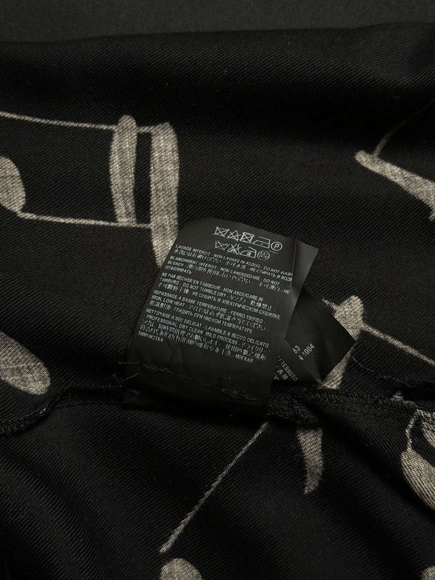 Saint Laurent Paris Saint Laurent "Palladium" music note long button-up shirt Size XS / US 0-2 / IT 36-38 - 6 Thumbnail
