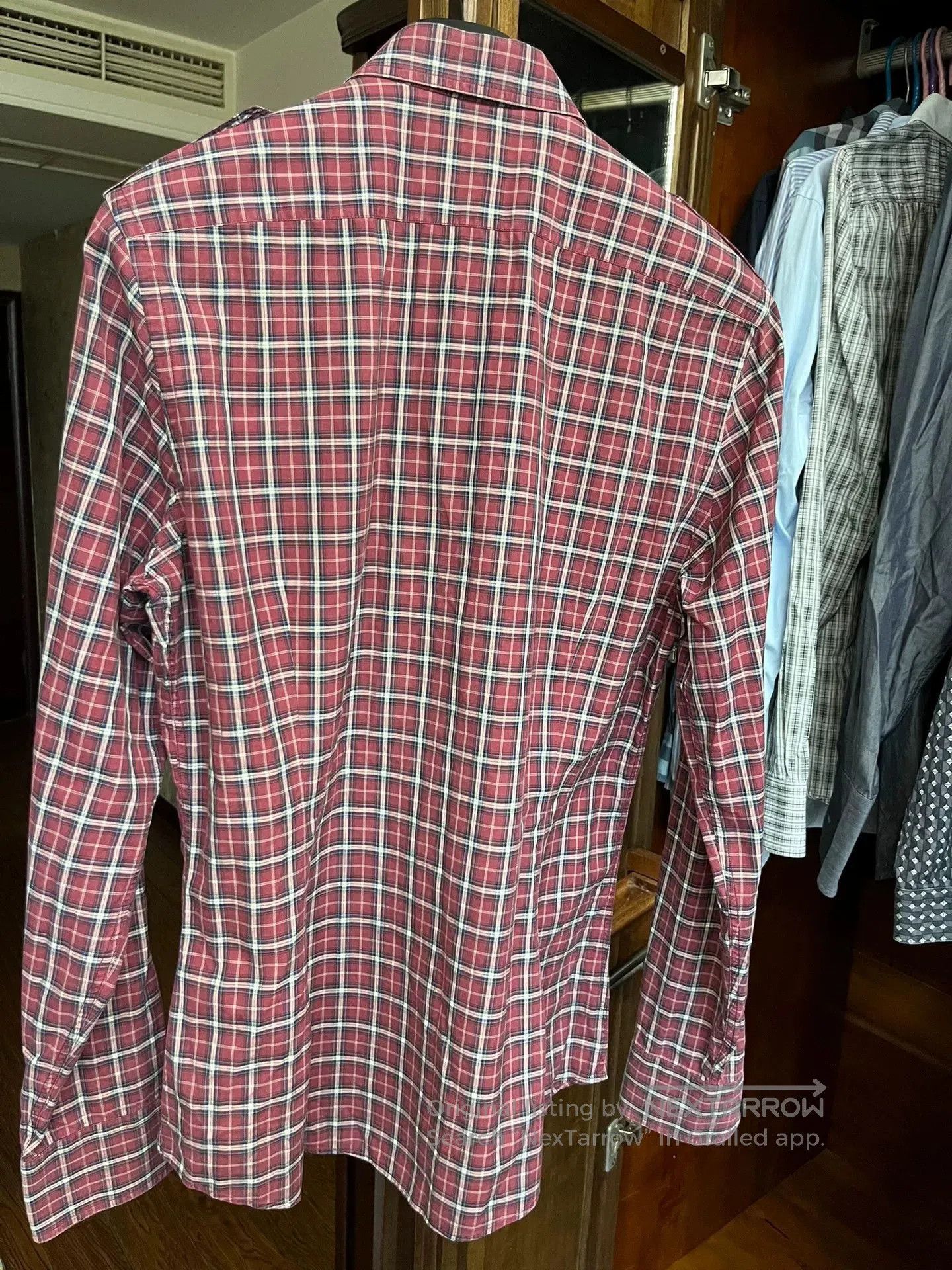 Japanese Brand Gucci Slim Fit Checkered Shirt. Size US M / EU 48-50 / 2 - 9 Thumbnail