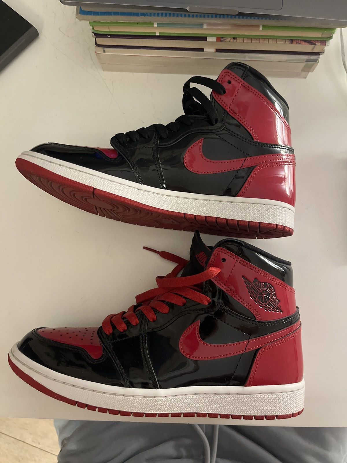 Jordan Brand × Nike Nike Jordan OG Patent Bred Size US 9 / EU 42 - 1 Thumbnail