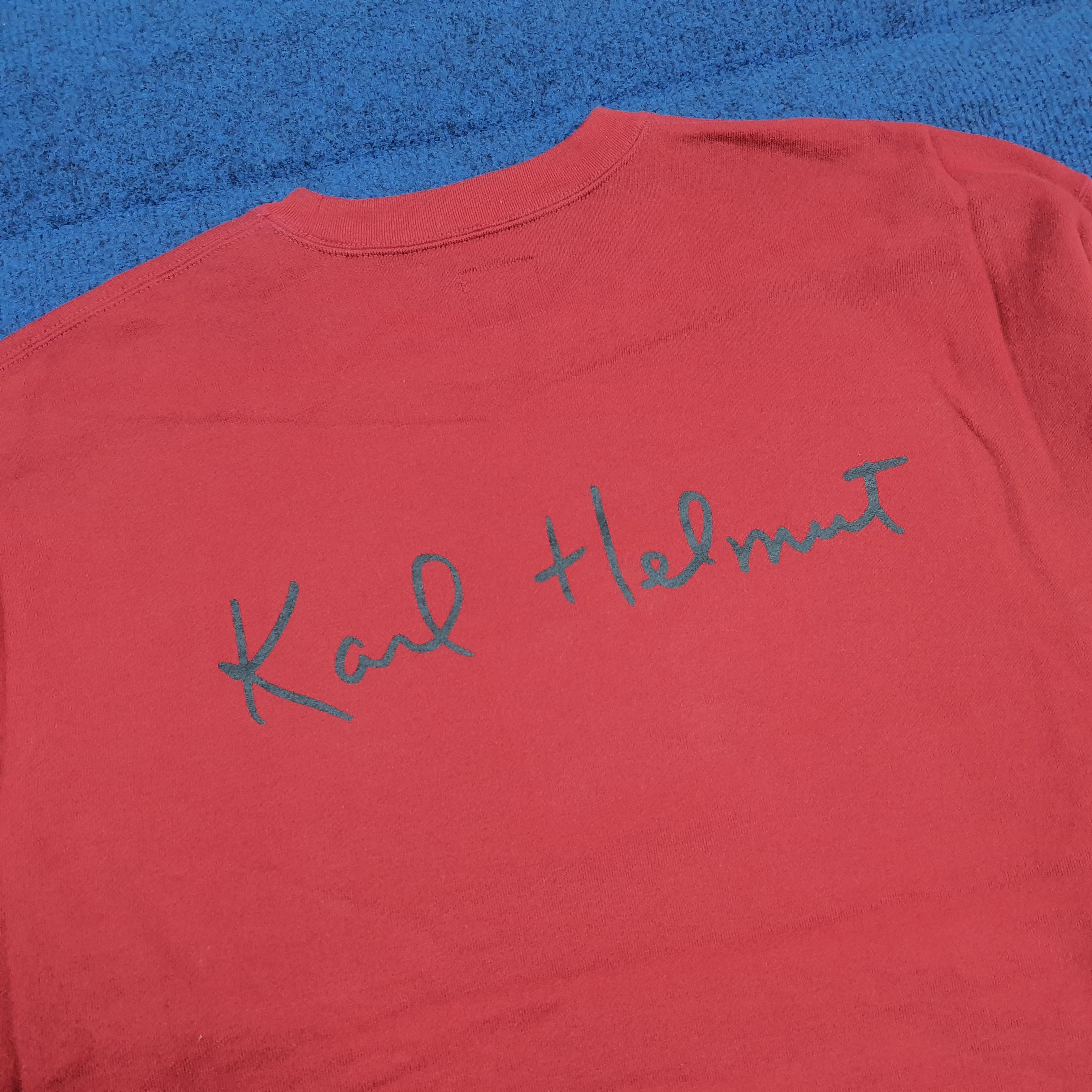 Karl Helmut Vintage Karl Helmut Designer Graphic Sweatshirt C295N3 Size US M / EU 48-50 / 2 - 4 Thumbnail