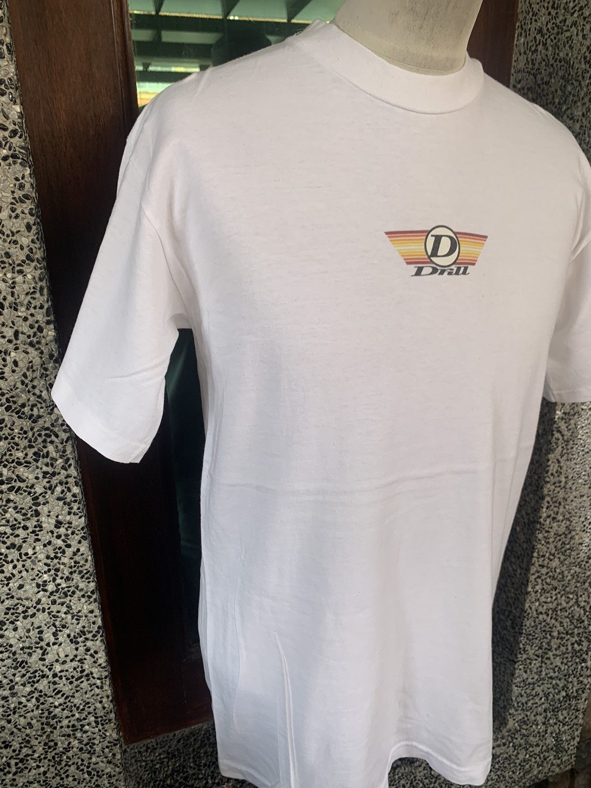 Vintage Vintage 90s Drill Streetwear Skate Surf T shirt Size US M / EU 48-50 / 2 - 6 Thumbnail
