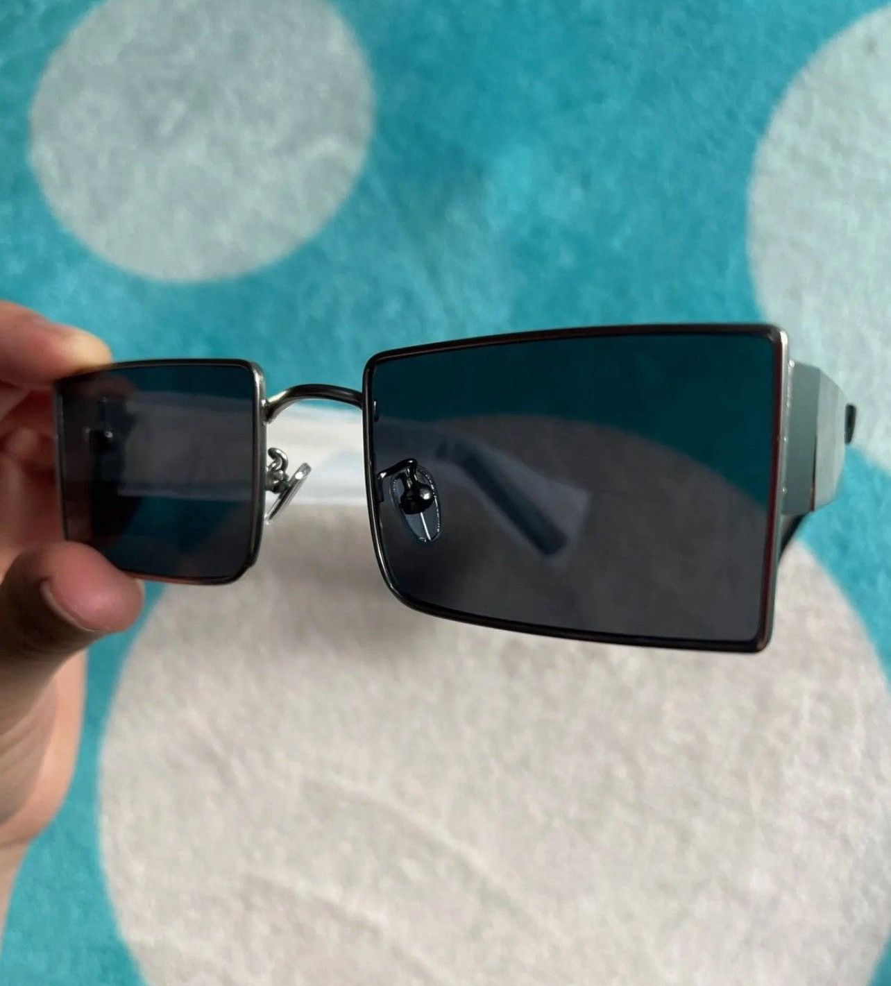 Electric Visual Square Vibe punk sunglasses wide Frame Size ONE SIZE - 4 Thumbnail