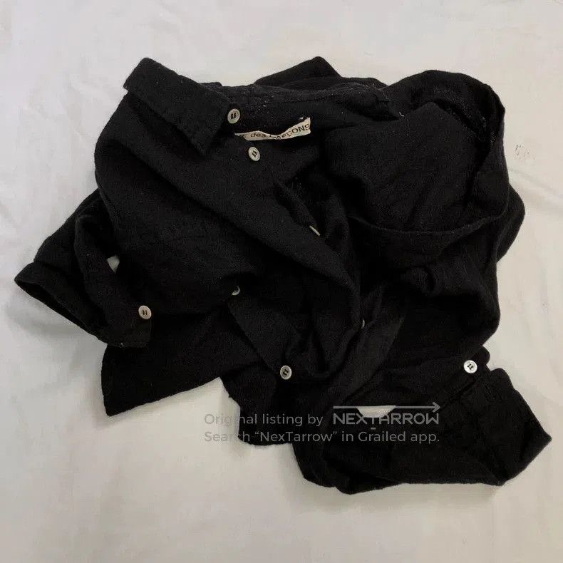 Comme des Garcons Comme des Garcons 94AW Boiled Wool Shirt. Size US L / EU 52-54 / 3 - 7 Thumbnail