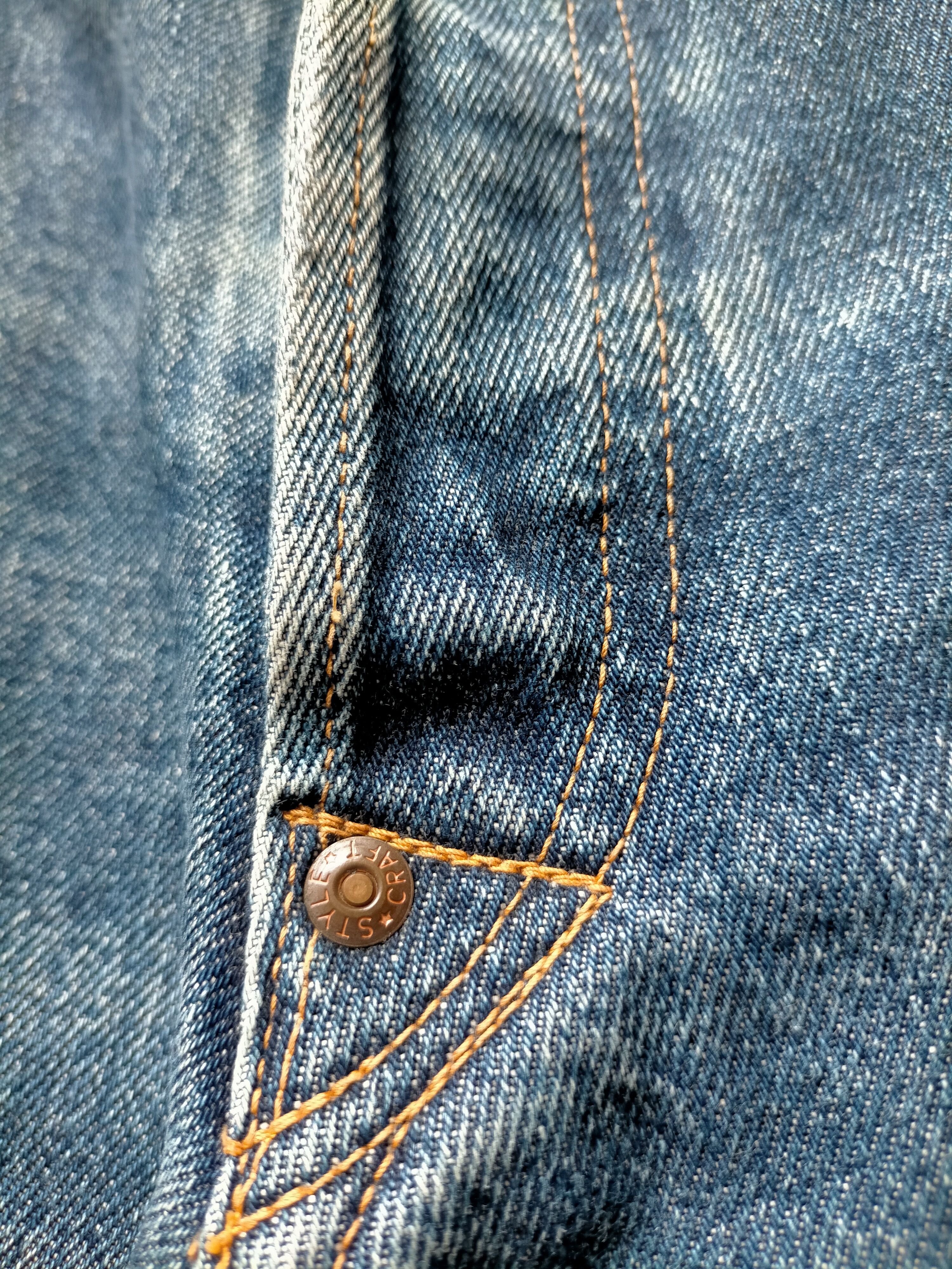 Evisu Vintage Evis Cowboy Japan Selvedge Buckleback Jeans Size US 31 - 20 Thumbnail