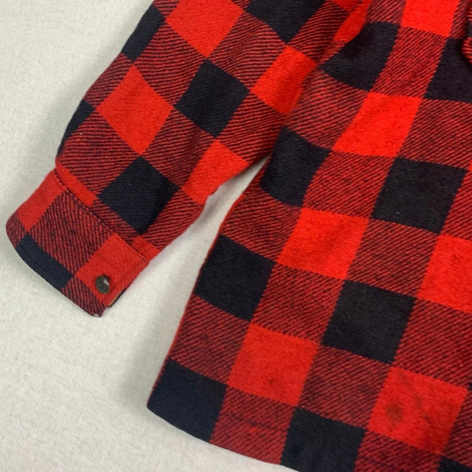 Maison Margiela Buffalo Plaid Button Down Wool Jacket Over Shirt Mars M 70s Size US M / EU 48-50 / 2 - 6 Thumbnail
