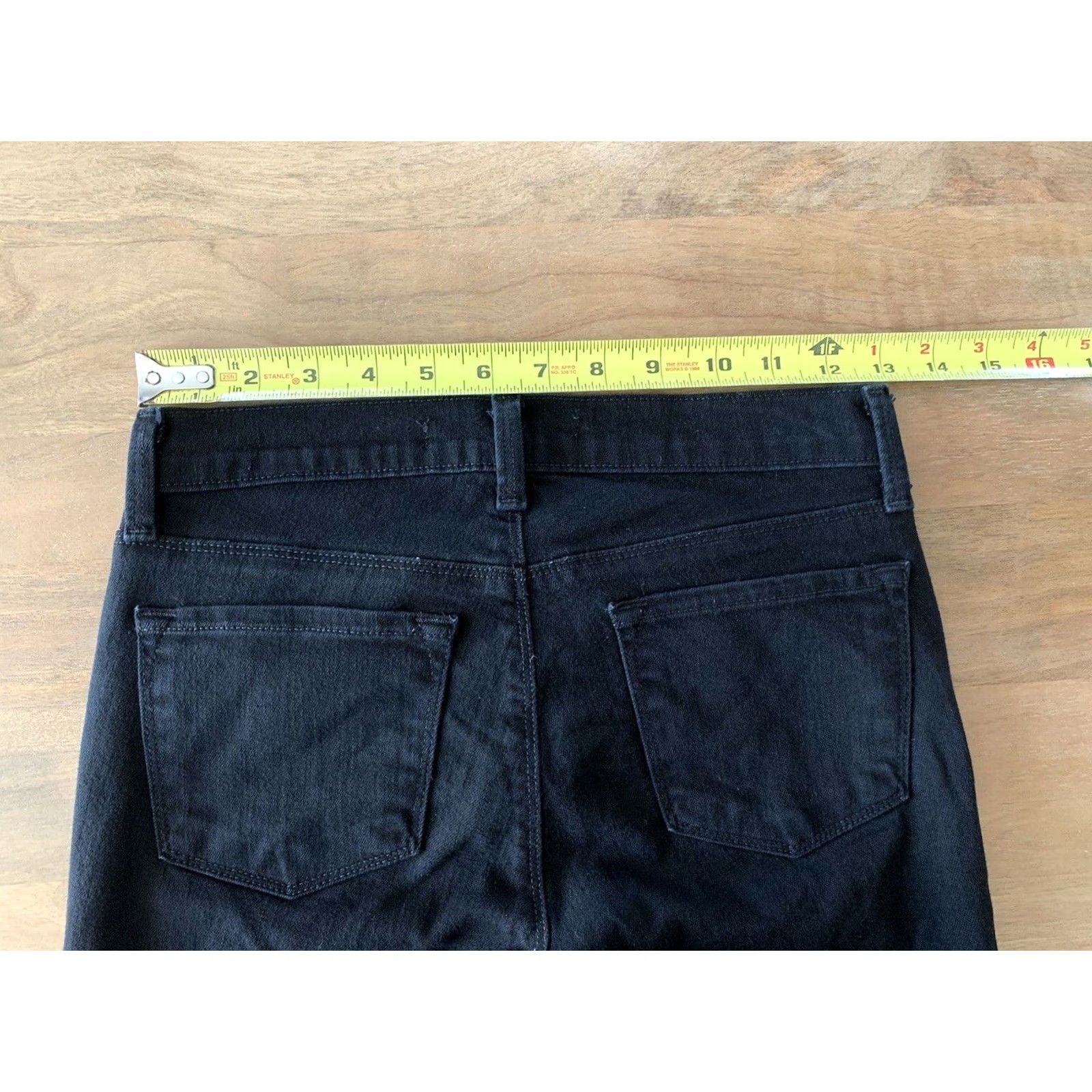 J Brand J Brand Martini Shadow Black Flare Jeans Women's 25 Slim Bootcut Stretch Denim Skinny not applicable Size 26" / US 2 / IT 38 - 7 Thumbnail