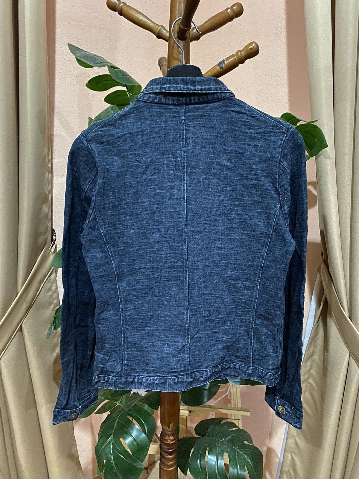 45rpm Rare 45RPM Studio Women’s Indigo-Dyed Denim Jacket Size M / US 6-8 / IT 42-44 - 7 Thumbnail