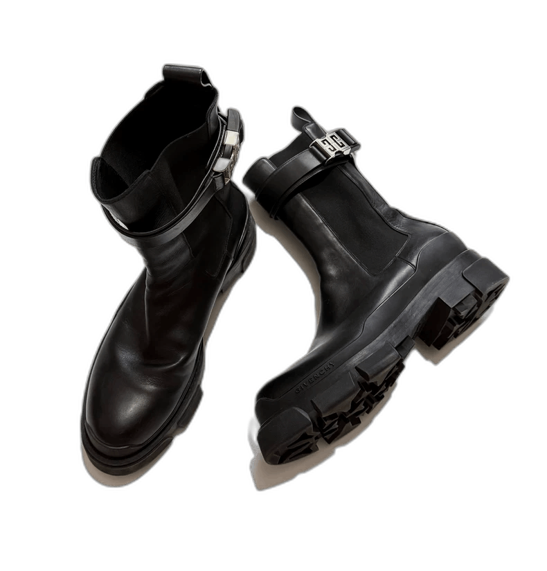 Givenchy Givenchy High-Top Chelsea Boots with Metal Buckle Size US 9 / EU 42 - 1 Thumbnail
