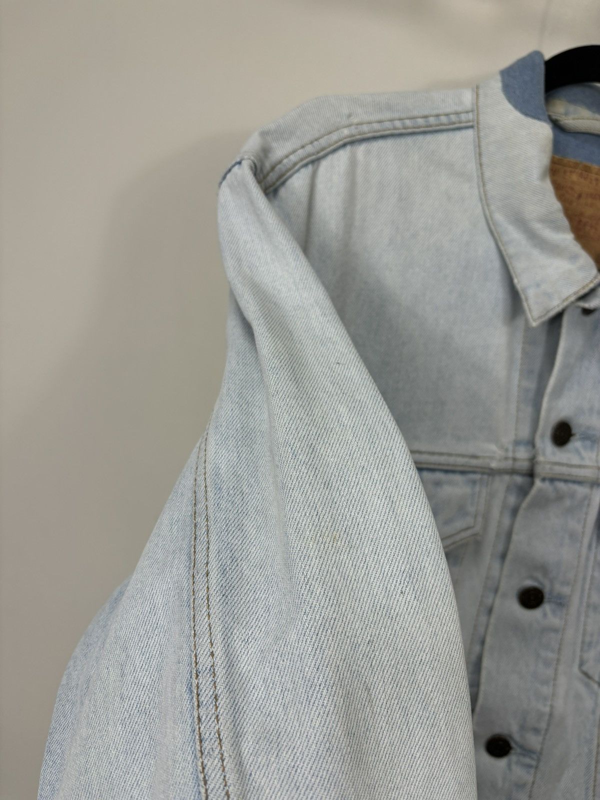 Levi's Vintage 90s Levi’s USA Faded Washed Rare Hype Denim Jacket Size US M / EU 48-50 / 2 - 13 Thumbnail