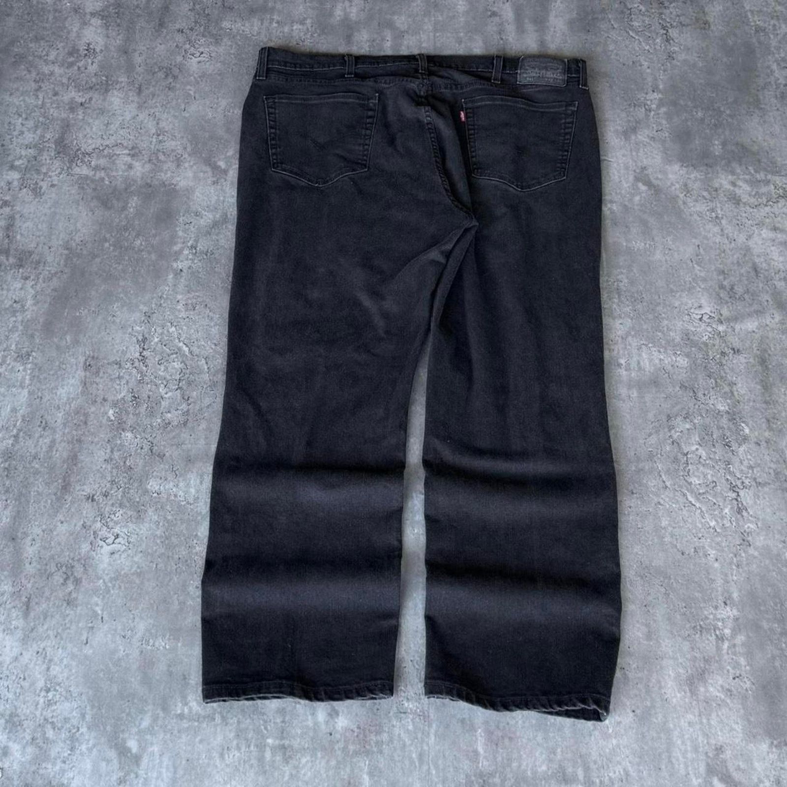 Levi's × Levi's Vintage Clothing Vintage Y2K Levi's 541 Faded Black Opium Denim Jeans Size US 42 / EU 58 - 2 Thumbnail