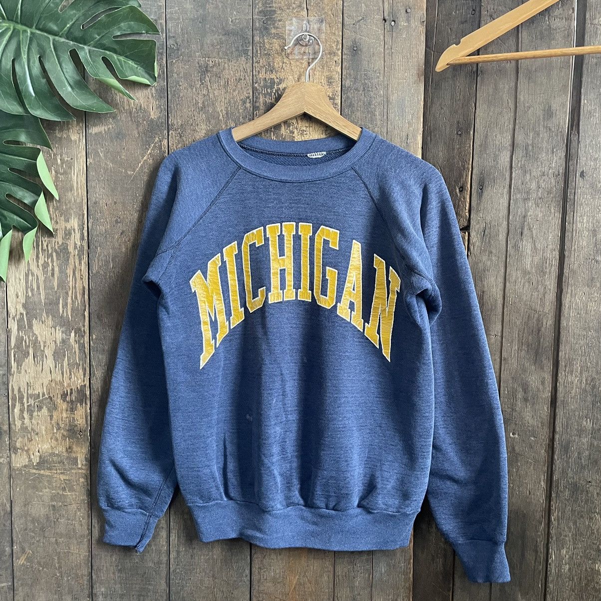 Vintage Vintage 80’s Michigan crewneck Size US S / EU 44-46 / 1 - 1 Thumbnail