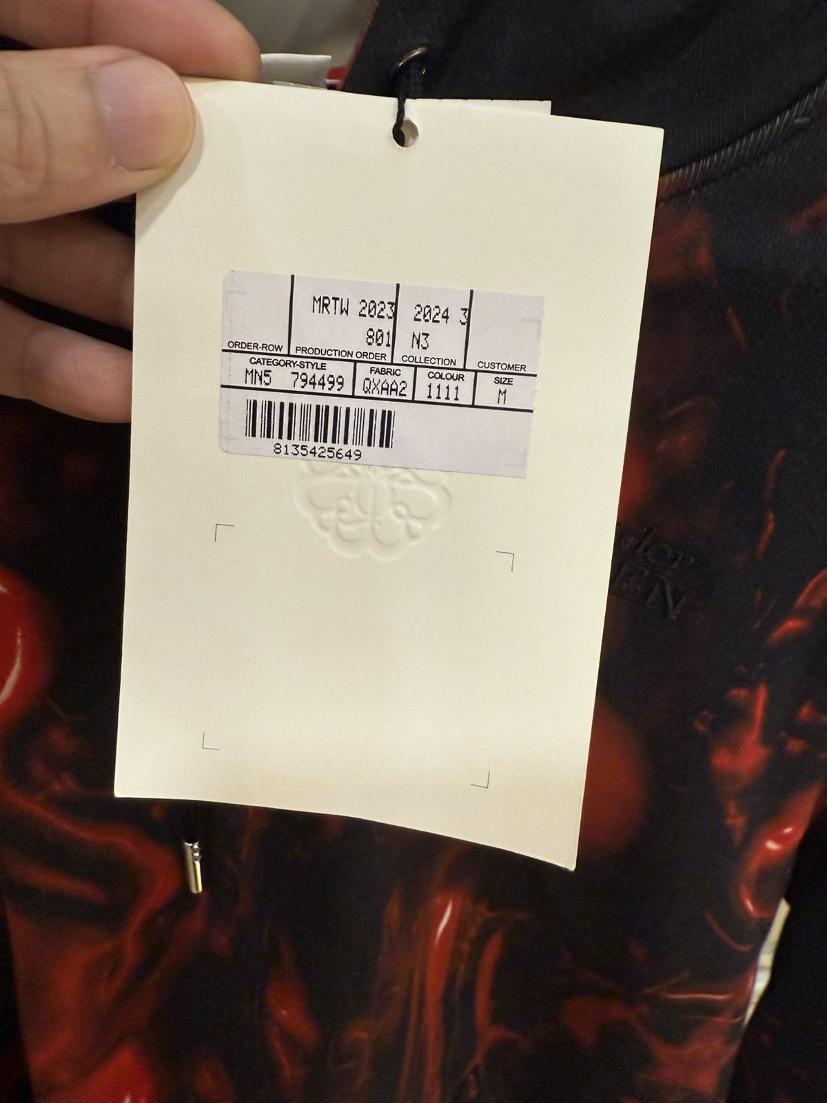 Alexander McQueen Floral print hoodie size M Size US M / EU 48-50 / 2 - 8 Thumbnail
