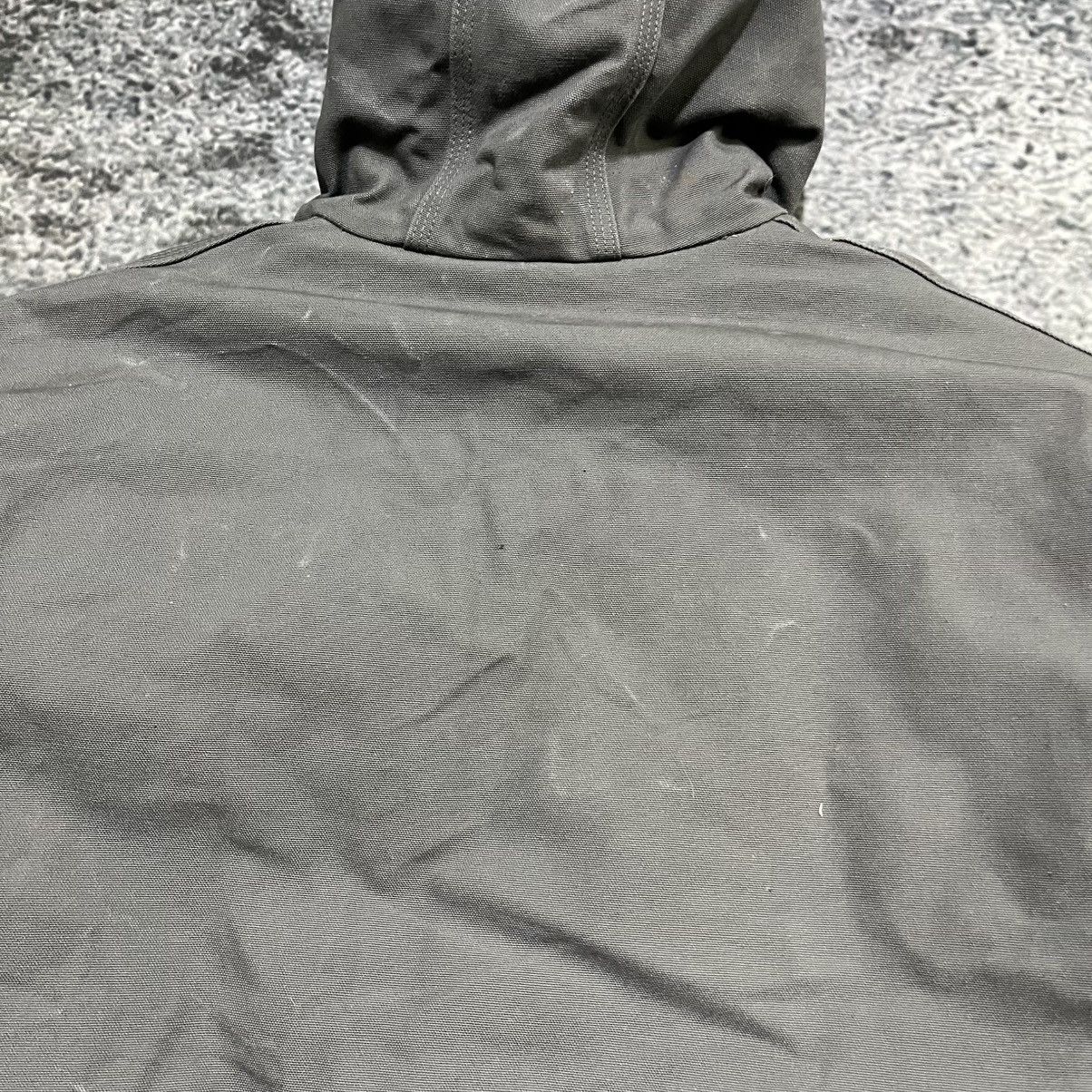 Carhartt VINTAGE CARHARTT GRAY CANVAS WORKWEAR HOODED JACKET SIZE XXL Size US XXL / EU 58 / 5 - 10 Thumbnail