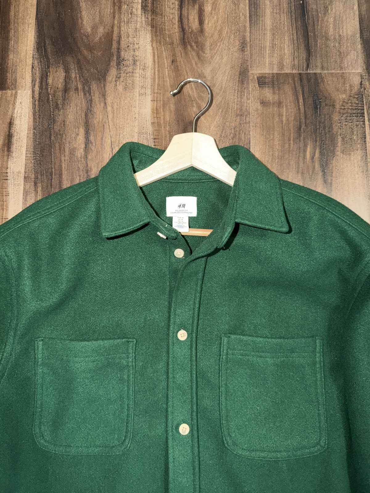 H&M Overshirt bottom up Size US M / EU 48-50 / 2 - 2 Thumbnail