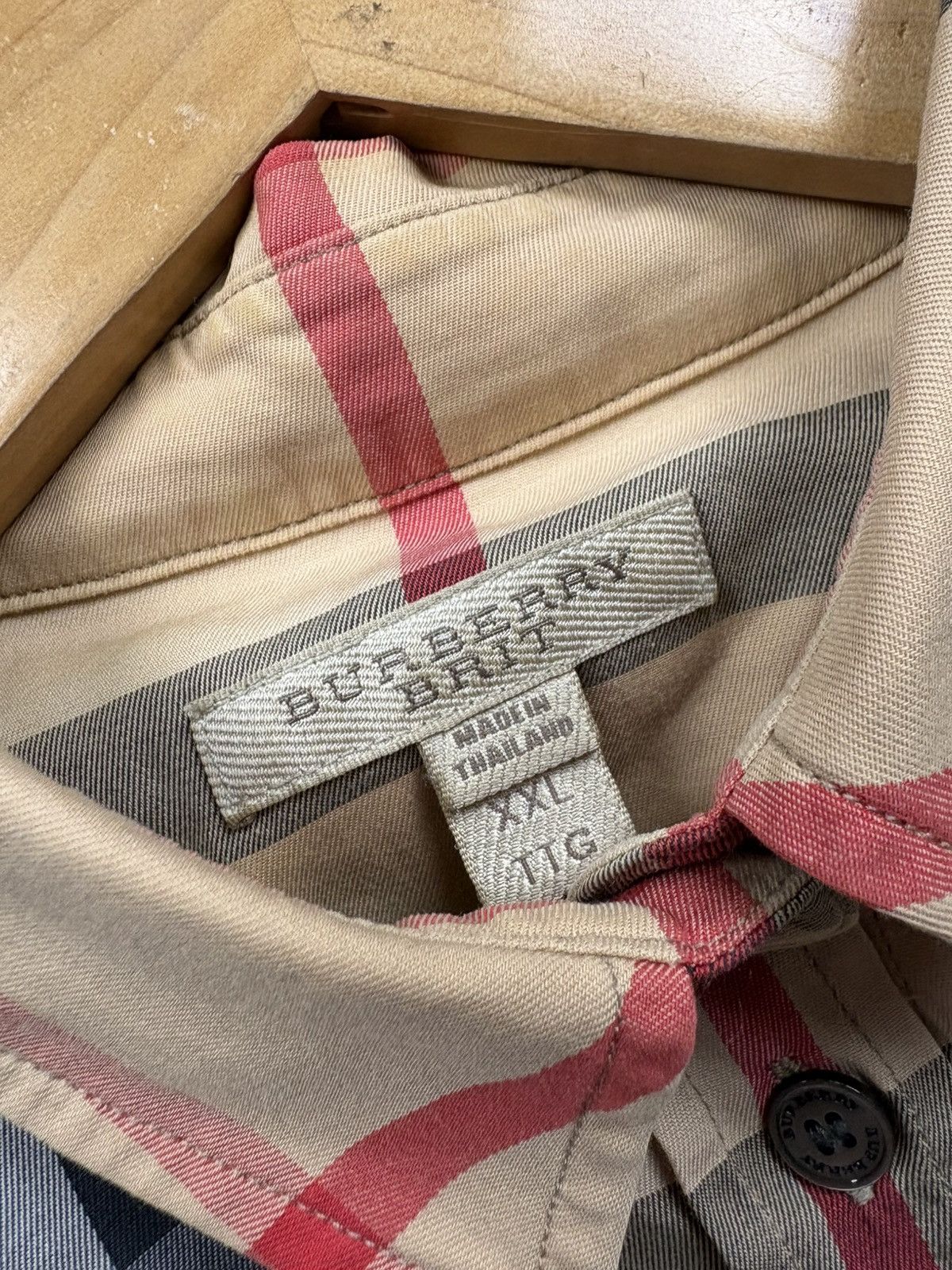 Burberry BURBERRY Brit Vintage Full Checkered Shirt Button Up Luxury Size US M / EU 48-50 / 2 - 5 Thumbnail