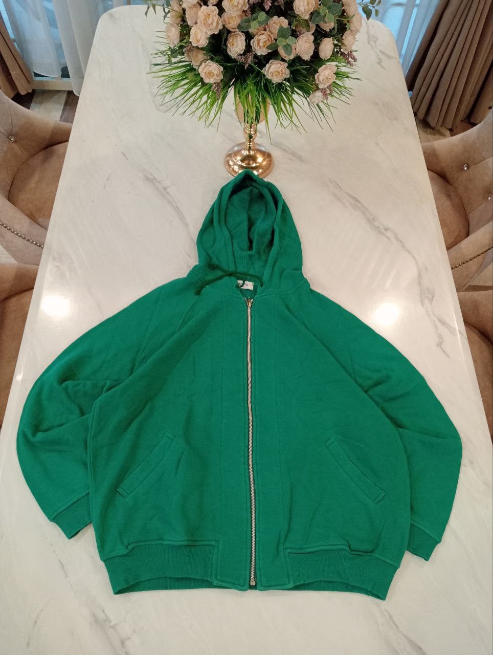 Kenzo VINTAGE KENZO JAPAN COMPOSITION HOODIE - SIZE 38 Size US M / EU 48-50 / 2 - 5 Thumbnail
