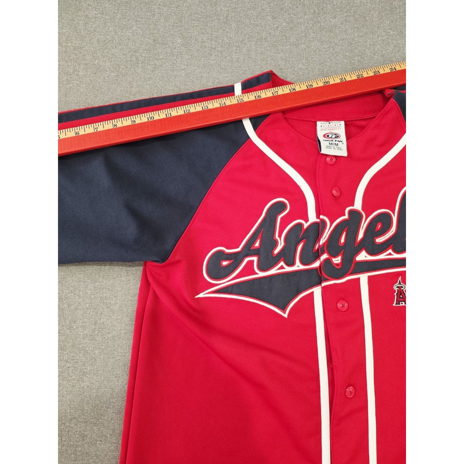 Other Anaheim Angels True Fan Jersey Mens Med Major League MLB Size US M / EU 48-50 / 2 - 4 Thumbnail