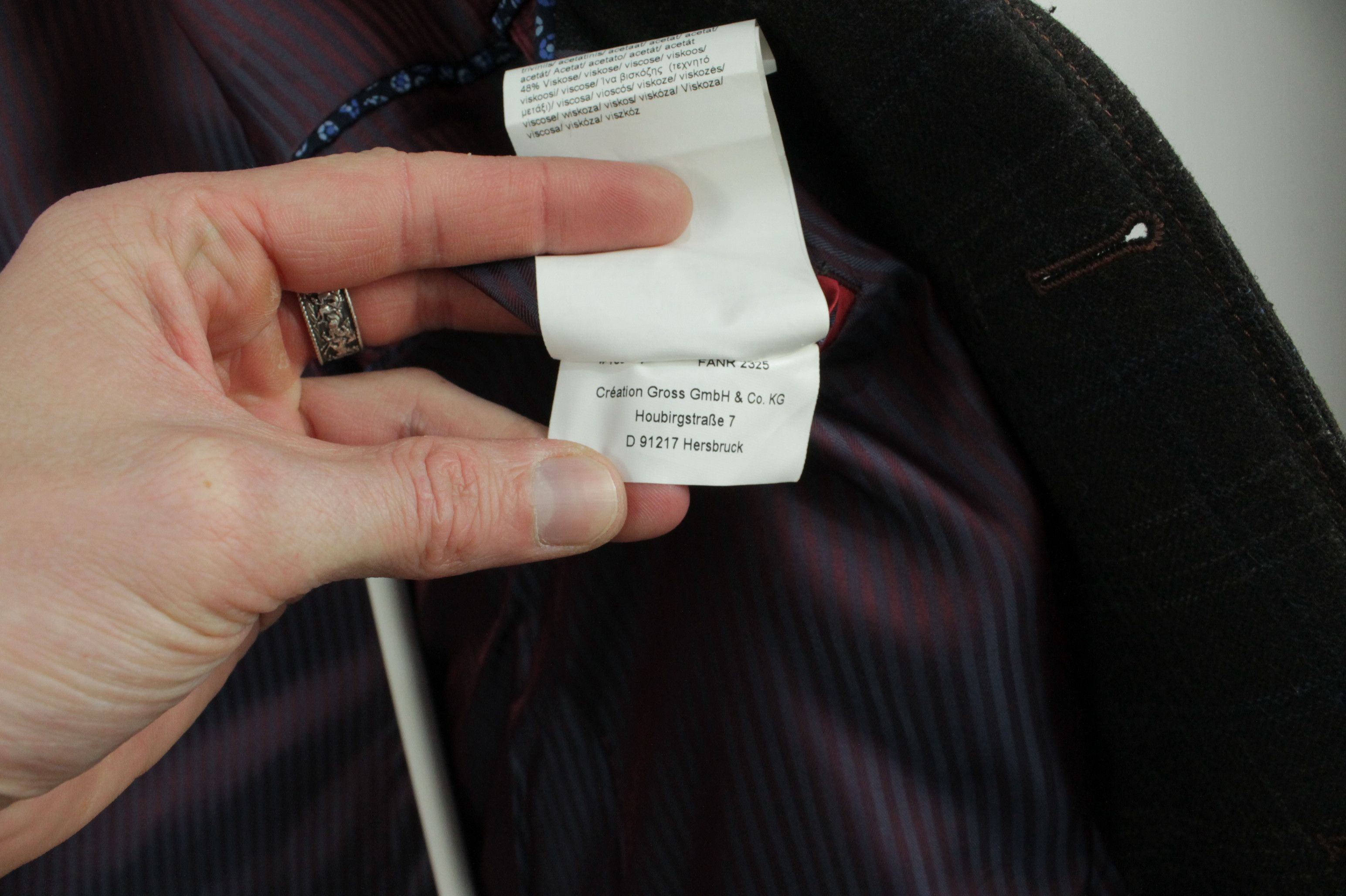 Other Club Of Gents Checked Wool Elbow Patch Sport Coat Jacket Size US L / EU 52-54 / 3 - 11 Thumbnail