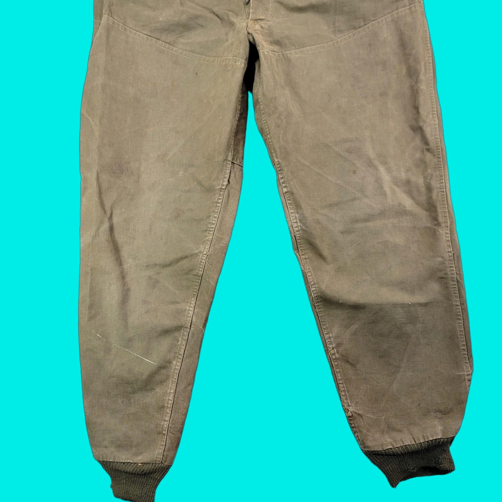 Vintage VINTAGE Red Head Brand Pants Mens Large Brown Canvas Hunting Field Cuffed Green Pockets Size US 39 - 1 Thumbnail