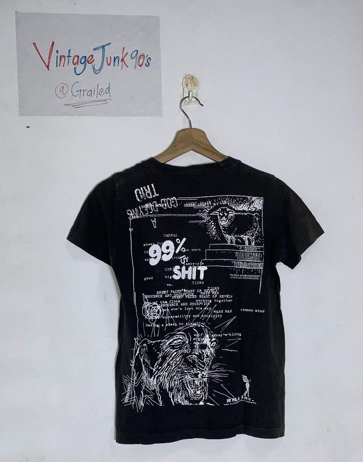Japanese Brand Vintage RNA DNA T-shirt X Ramones Size US S / EU 44-46 / 1 - 2 Thumbnail