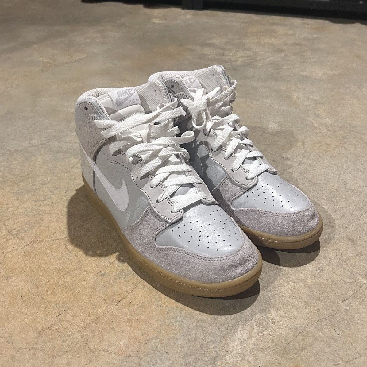 Nike × Nike SB Nike Dunk High Premium Neutral Grey Pony Hair 2008 US 9 Size US 9 / EU 42 - 12 Thumbnail