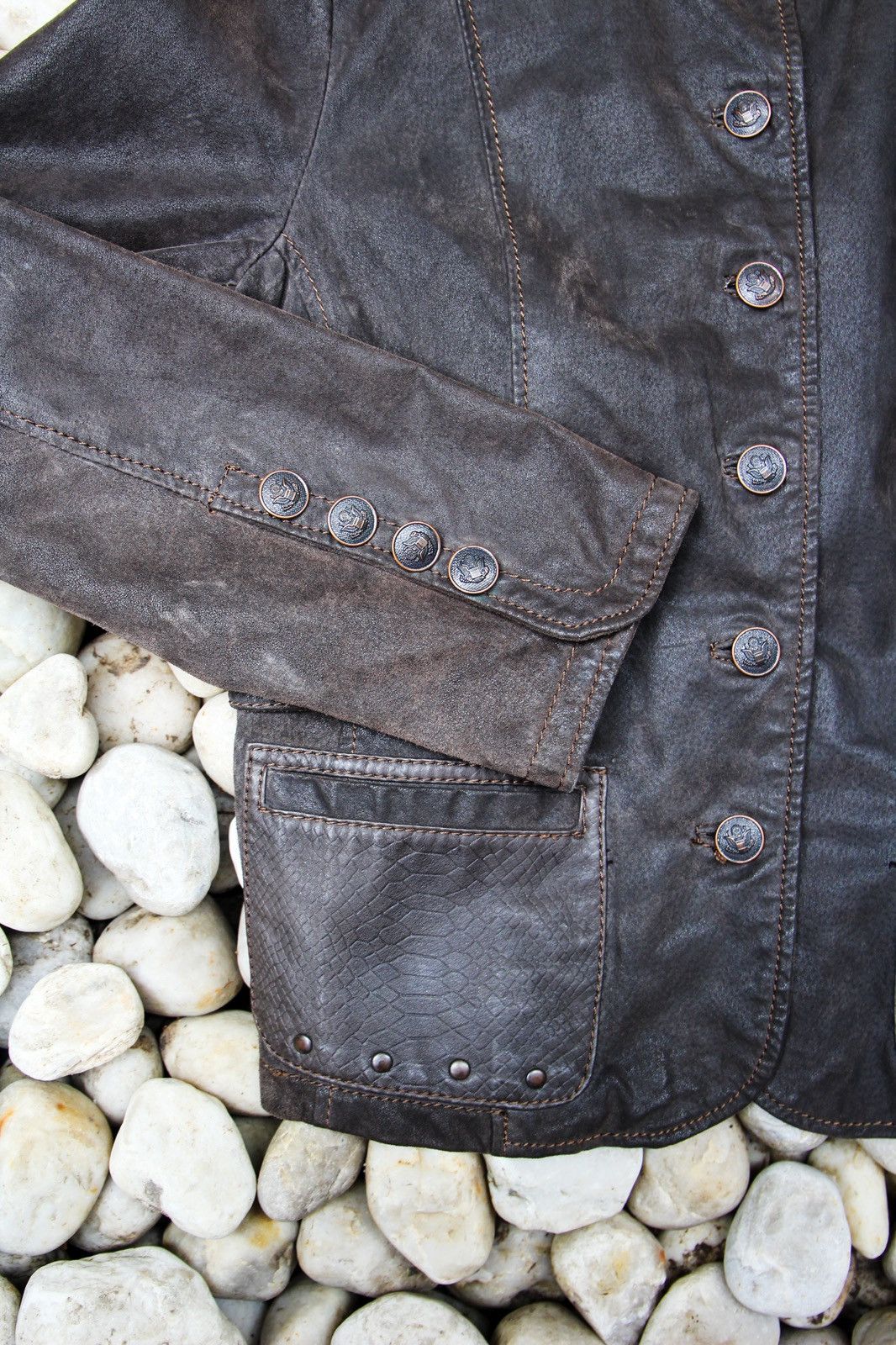 Vintage Vintage Leather Jacket Size M / US 6-8 / IT 42-44 - 8 Thumbnail