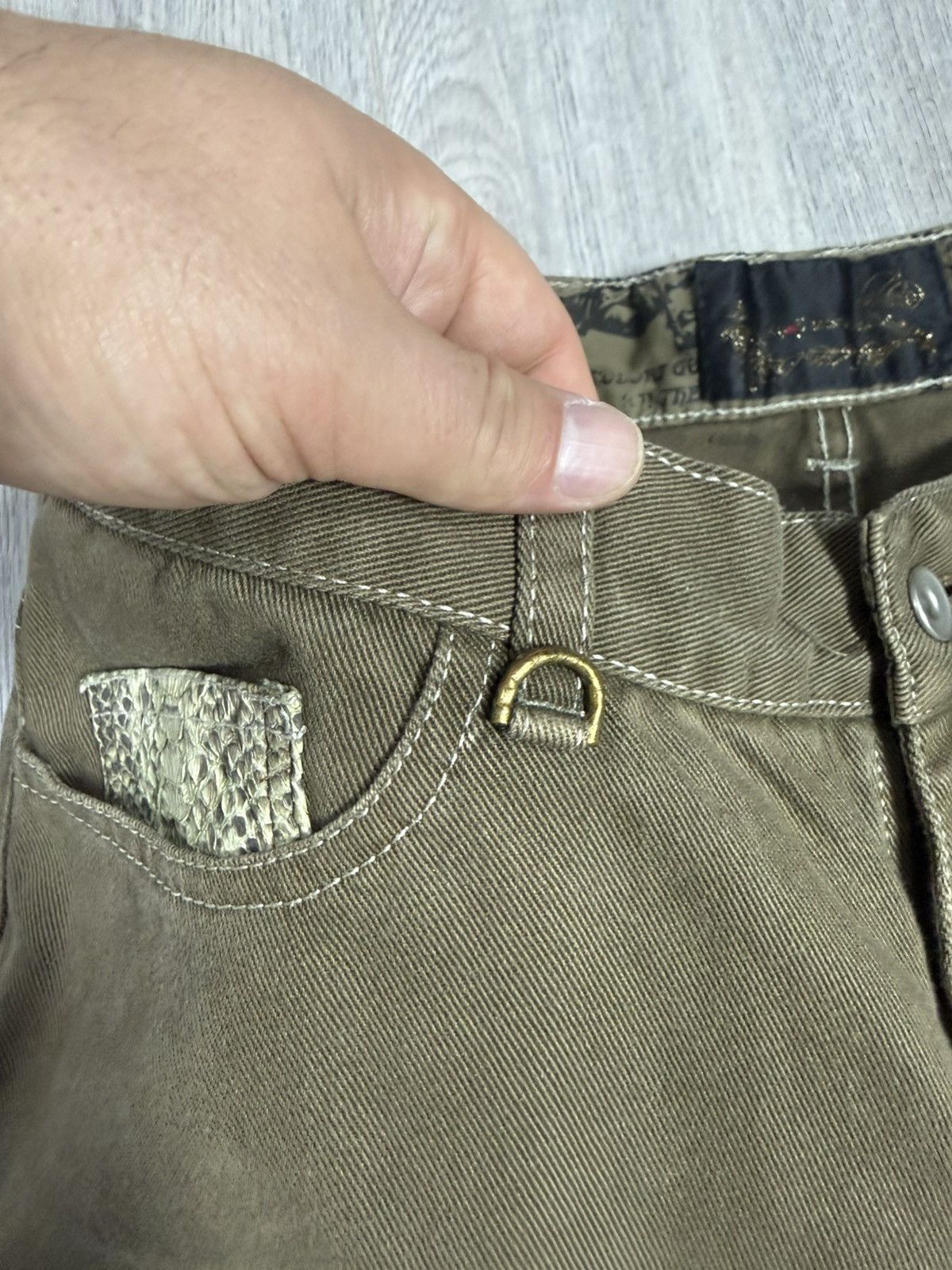 Japanese Brand Kyoji Maruyama archive cargo jeans Y2K Japan designer rare Size US 32 / EU 48 - 10 Thumbnail
