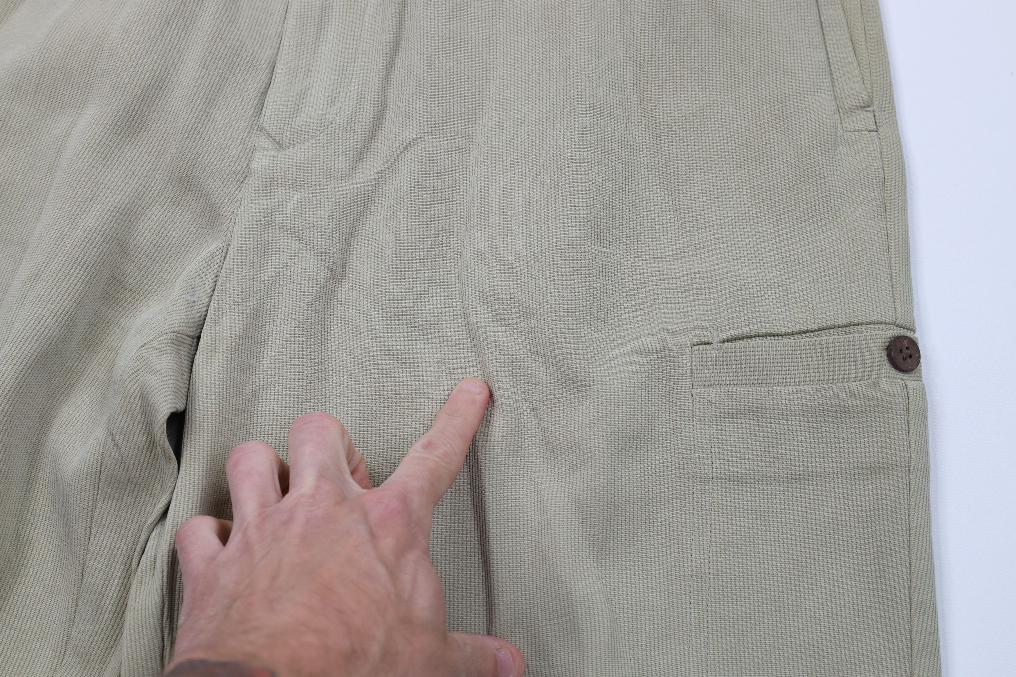 Tommy Bahama Vintage 90s Tommy Bahama Relax Blend Wide Leg Cargo Pants Size US 36 / EU 52 - 5 Thumbnail