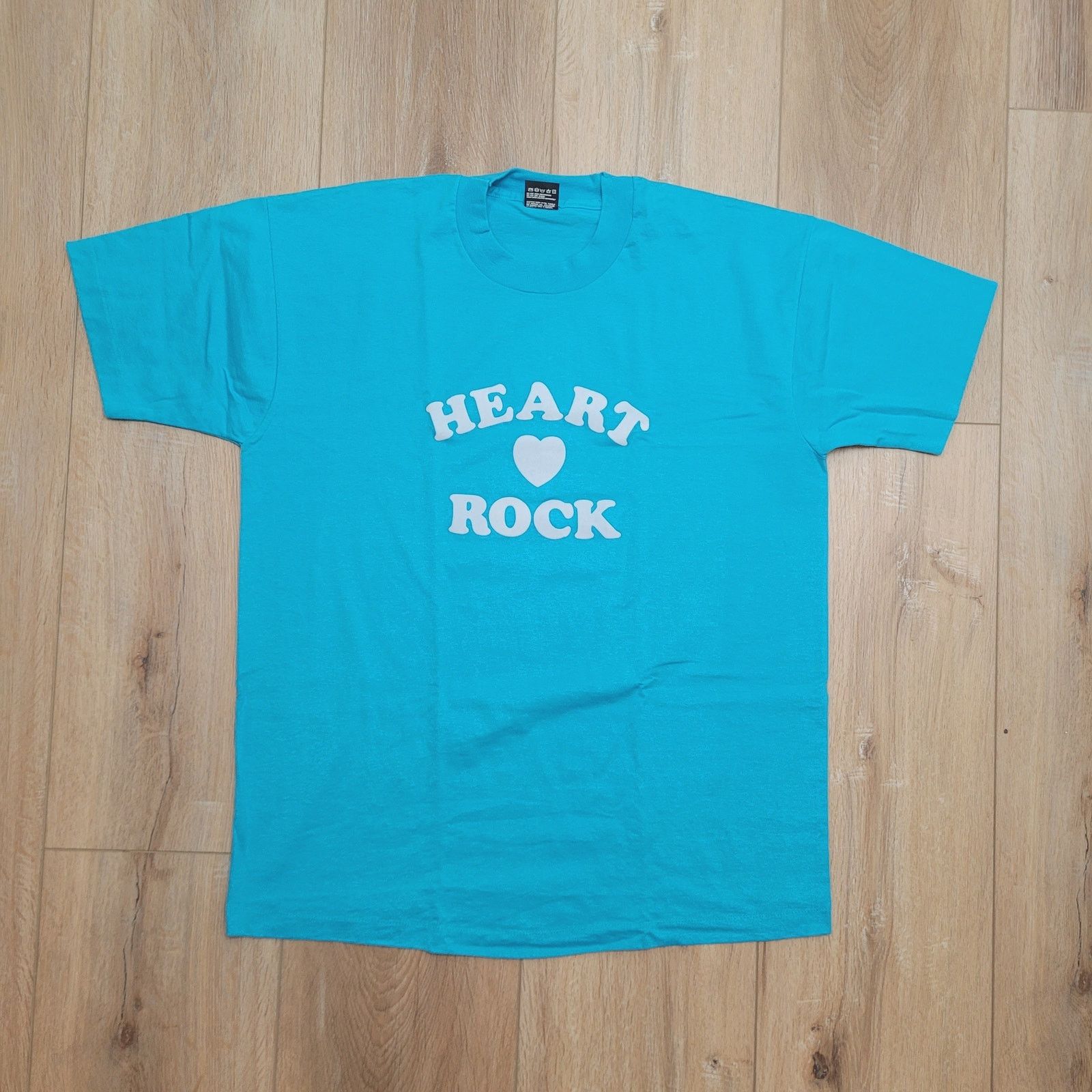 Fruit Of The Loom VTG 90s BEST FOTL T-Shirt XL Single Stitch USA HEART ROCK Size US XL / EU 56 / 4 - 1 Thumbnail