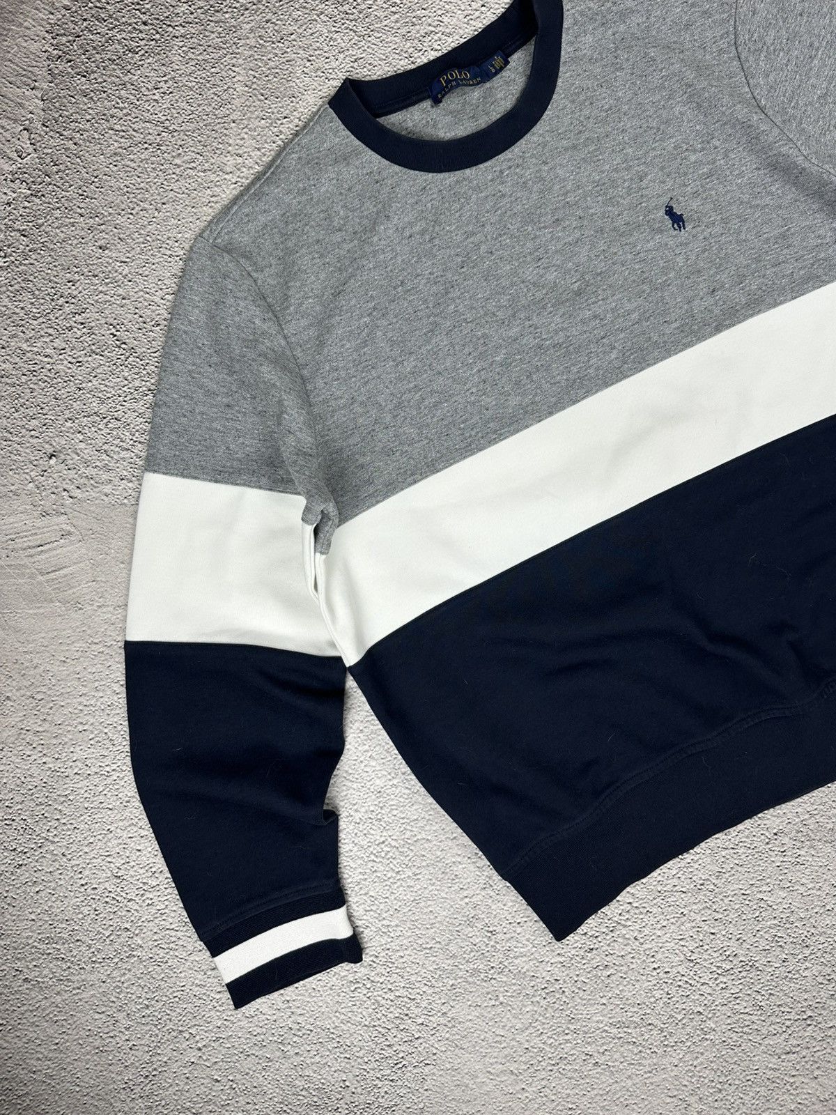 Polo Ralph Lauren Vintage Polo Ralph Lauren Sweatshirt Y2K Striped Old Money Size US L / EU 52-54 / 3 - 4 Thumbnail
