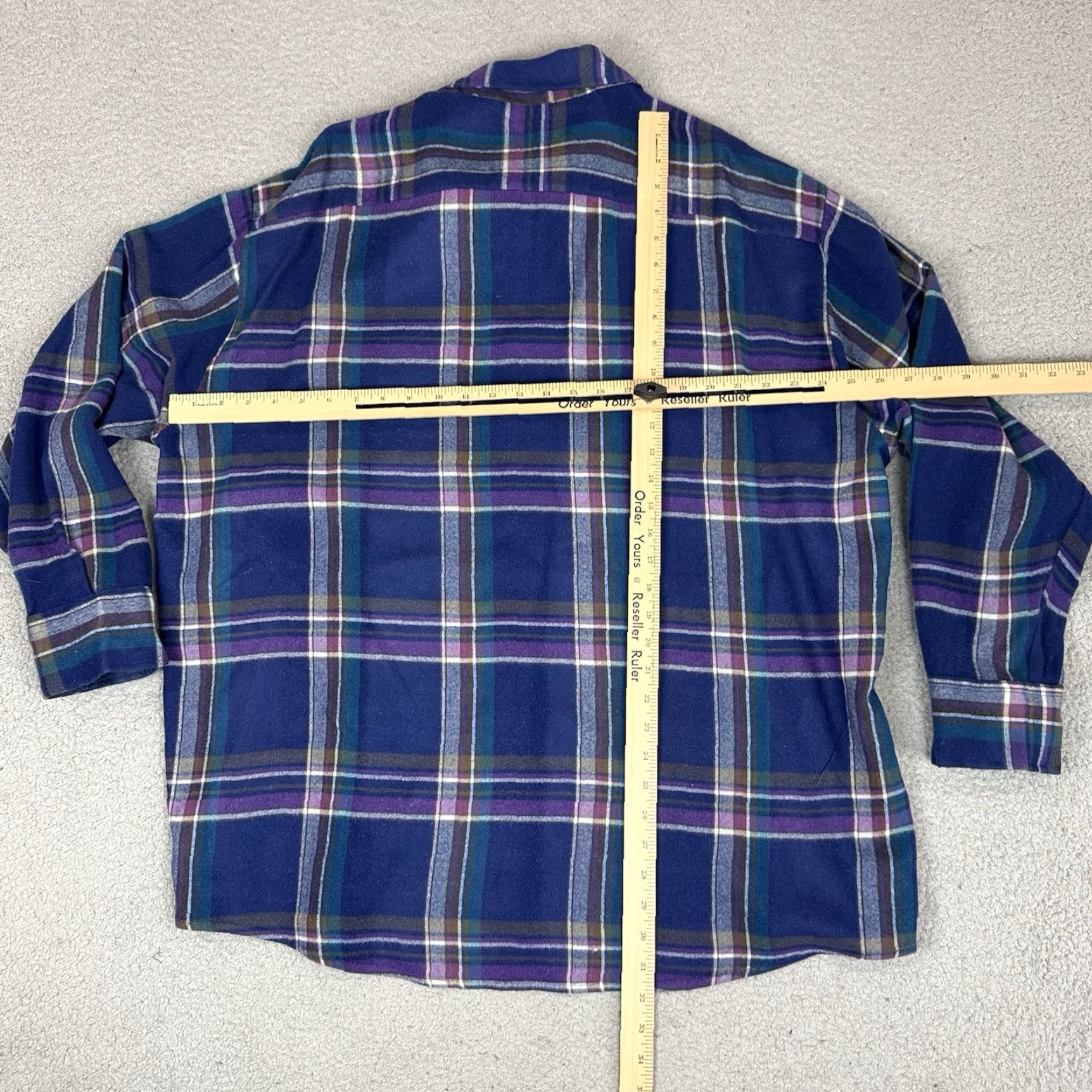 Vintage VINTAGE Northwest Territory Shirt Mens 3XL Purple Plaid Outdoor Flannel Button Up Size US XXL / EU 58 / 5 - 6 Thumbnail
