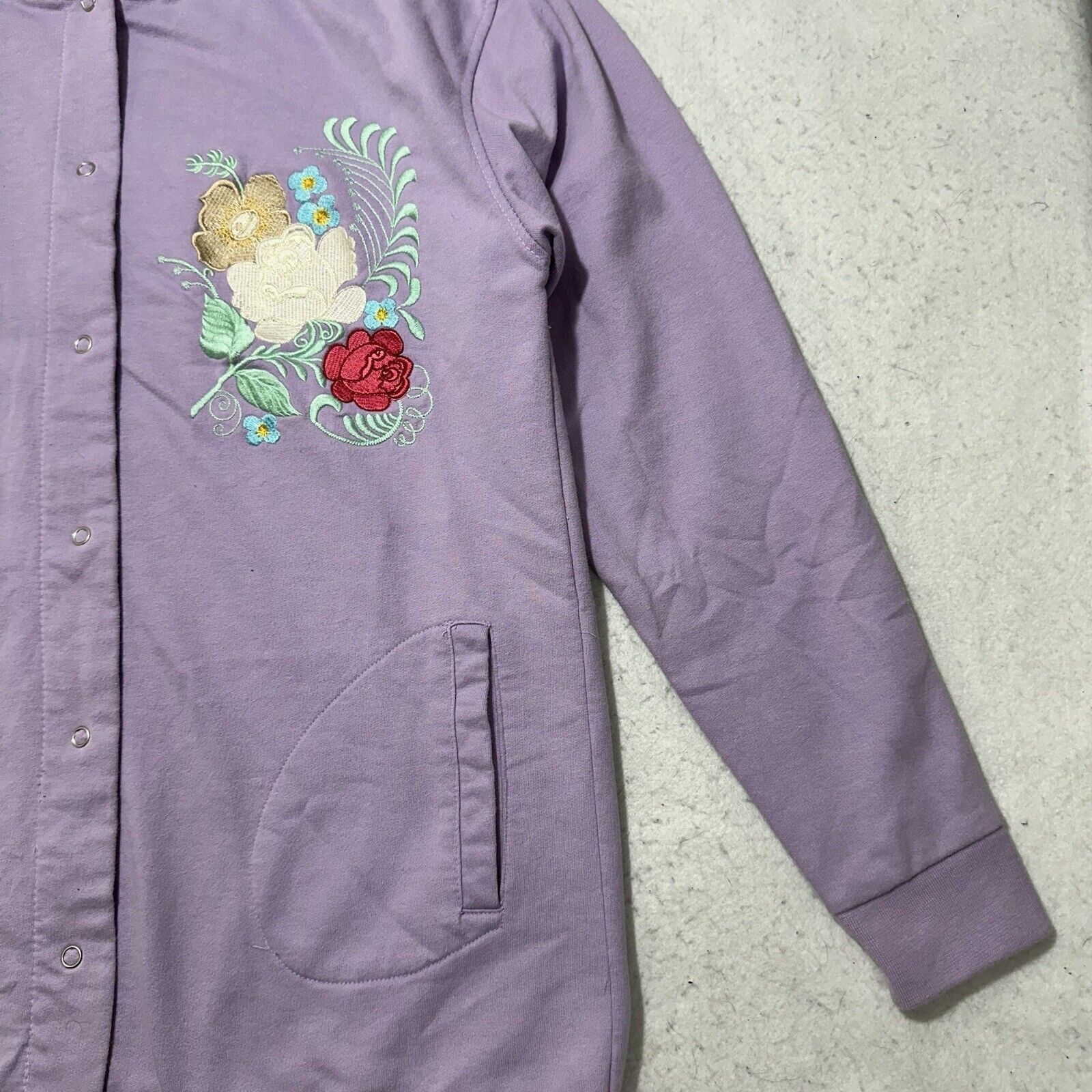 Other CW Classics Large Button Grandma Cardigan Sweater Lavender Size L / US 10 / IT 46 - 4 Thumbnail