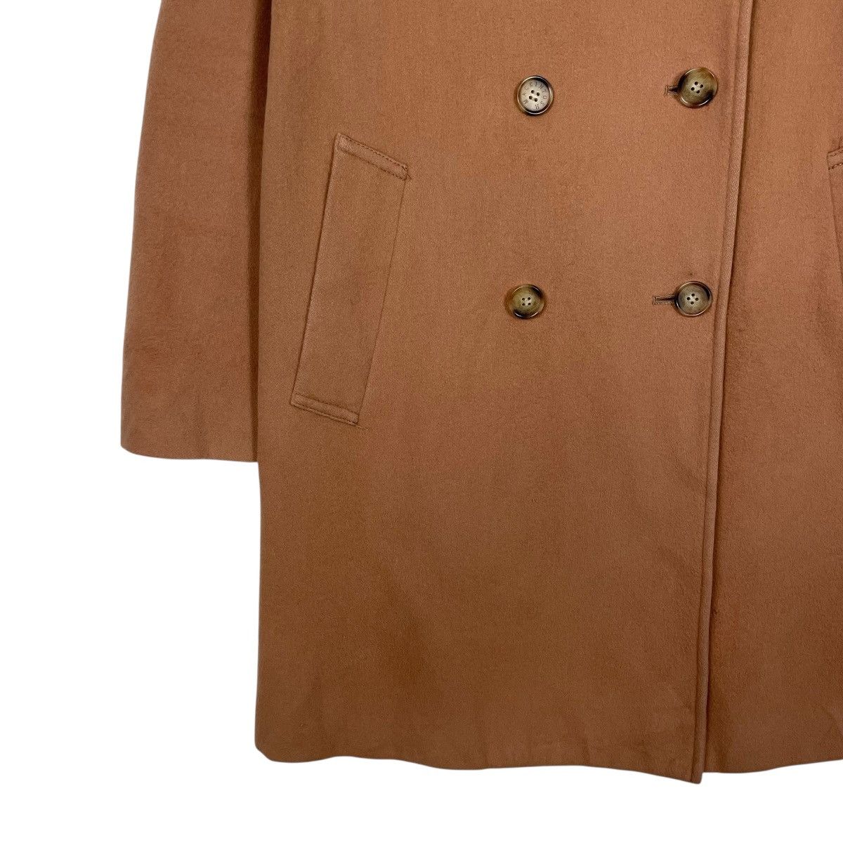 Mackintosh Mackintosh London Double Breasted Wool Brown Coat Size S / US 4 / IT 40 - 4 Thumbnail