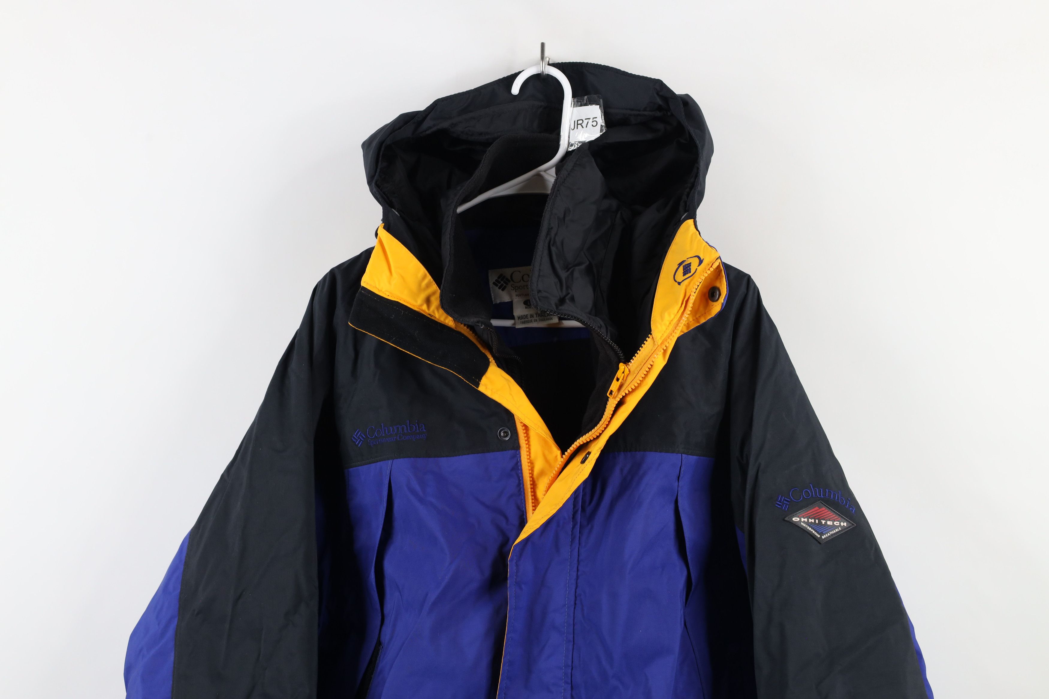 Columbia × Vintage Vintage 90s Columbia 2 In 1 Winter Hooded Jacket Coat Blue Size US L / EU 52-54 / 3 - 2 Thumbnail
