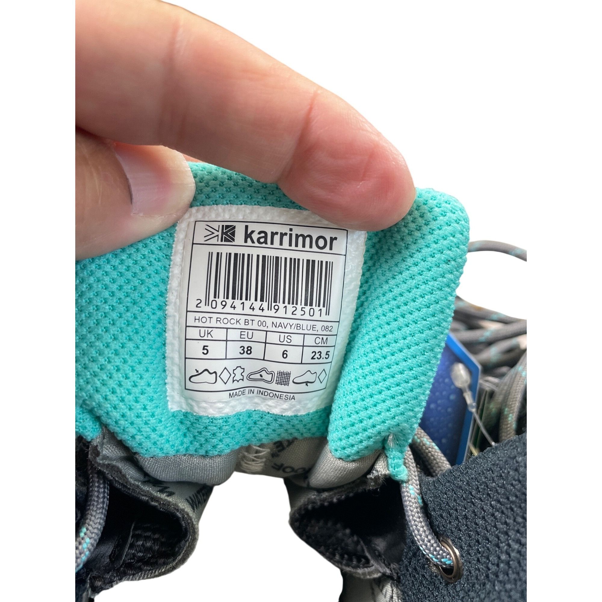 Other Karrimor Hot Rock womans black green Waterproof hiking Boots Size US 6 / IT 36 - 8 Thumbnail