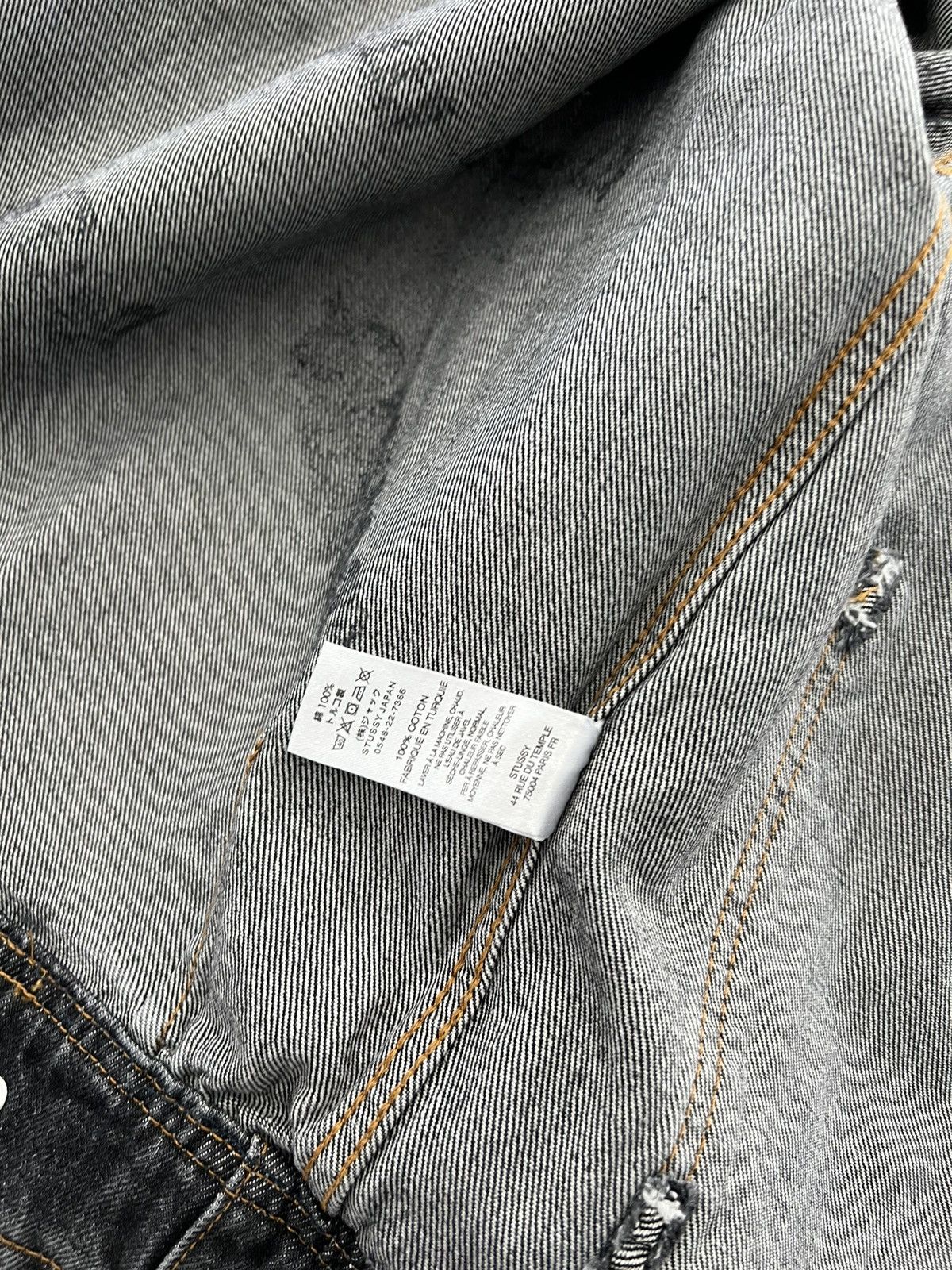 Stussy Rare Stussy x Lance Mountain Denim Work Jacket Small Size US S / EU 44-46 / 1 - 8 Thumbnail