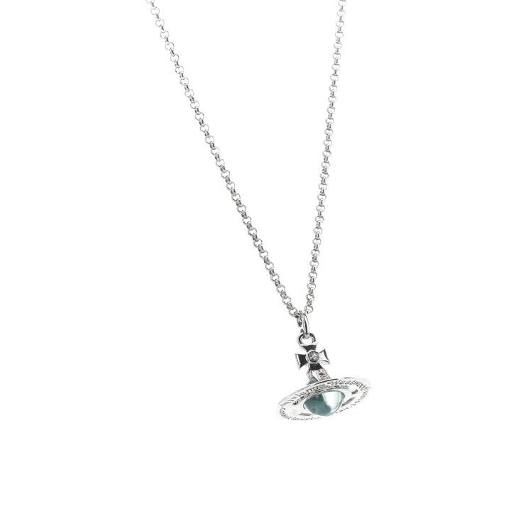 Vivienne Westwood Vivienne Westwood New Tiny Orb Pendant Necklace 0079 Size ONE SIZE - 1 Thumbnail