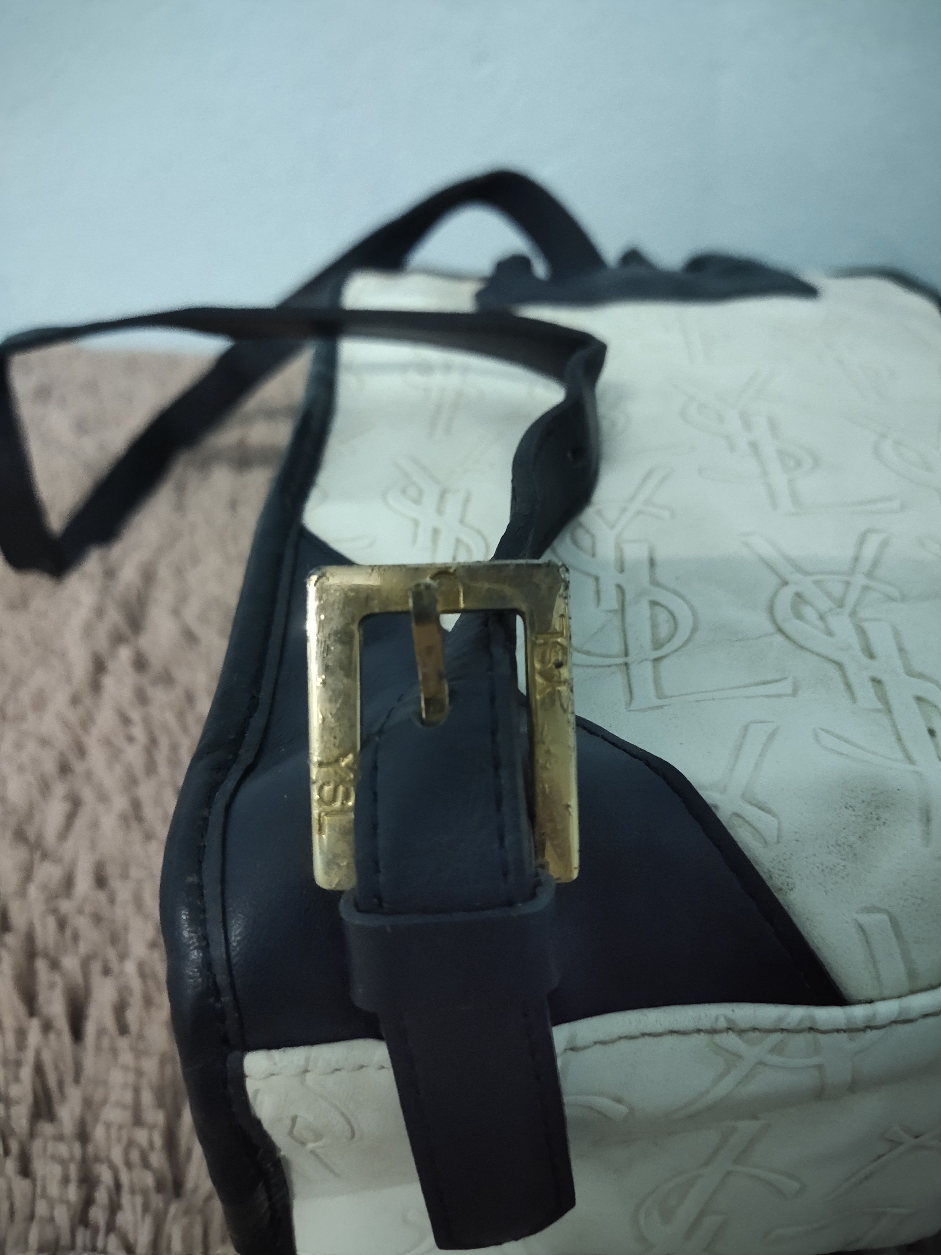 Vintage × Yves Saint Laurent Vintage Yves Saint Laurent Leather Bagpack Size ONE SIZE - 6 Thumbnail