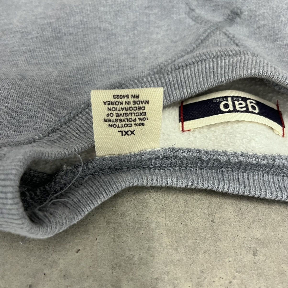 Gap × Vintage CRAZY Y2K Gap Reverse Weave Style Cyber Embroidered Sweater Size US XXL / EU 58 / 5 - 7 Thumbnail
