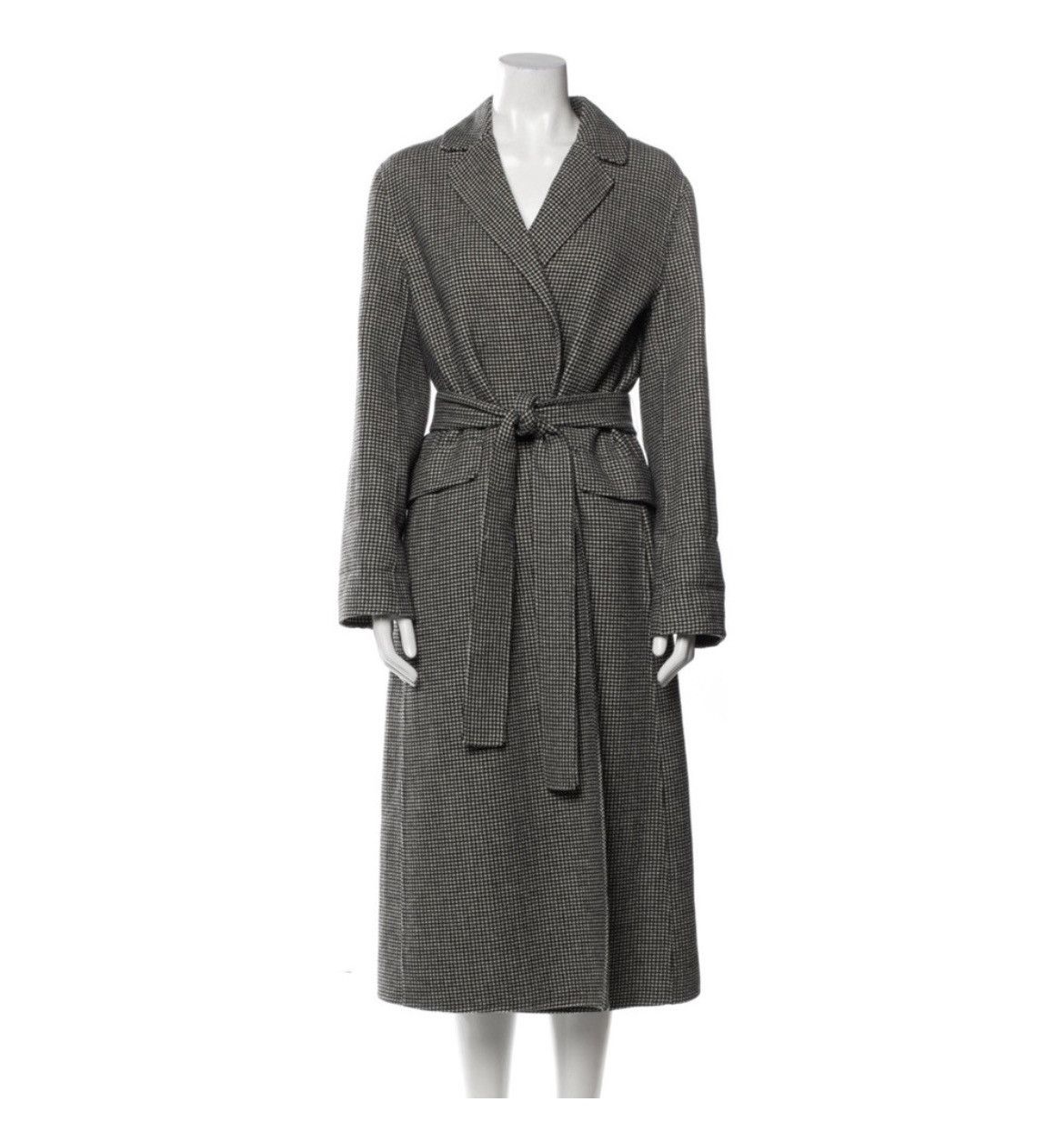 Max Mara S Max Mara Houndstooth Print Coat Size M / US 6-8 / IT 42-44 - 2 Thumbnail