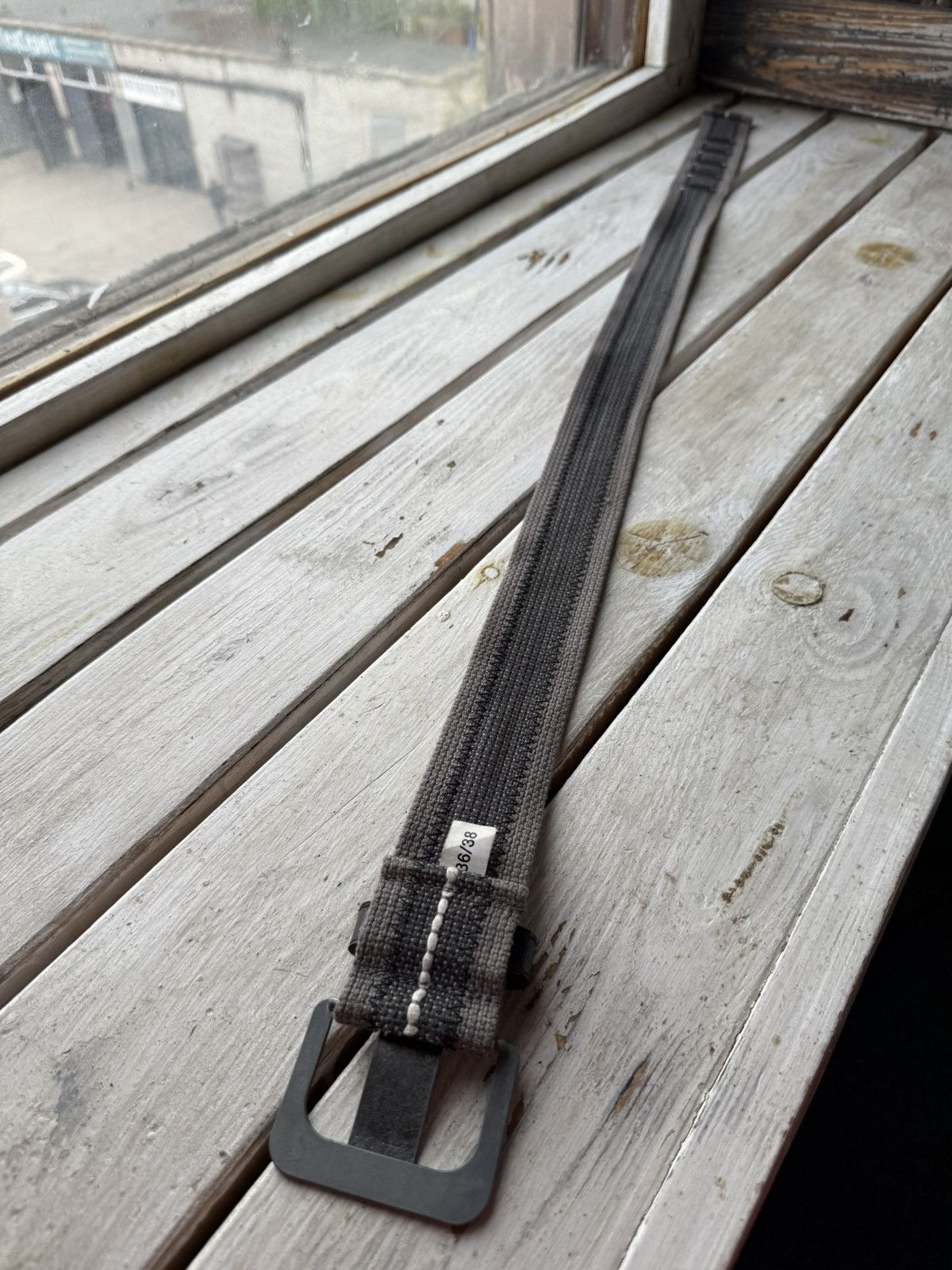 Japanese Brand × Vintage Vintage JapaneseCotton Punk Emo Rock Goth Y2K Drill belt Size ONE SIZE - 3 Thumbnail