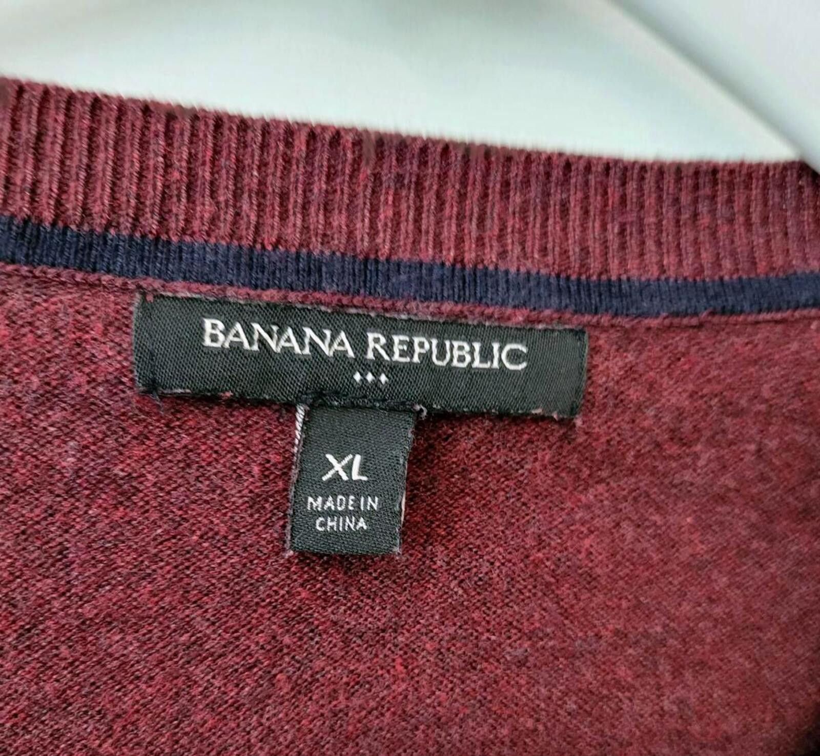 Banana Republic Men's Banana Republic XL Striped Crewneck Sweater Size US XL / EU 56 / 4 - 4 Thumbnail