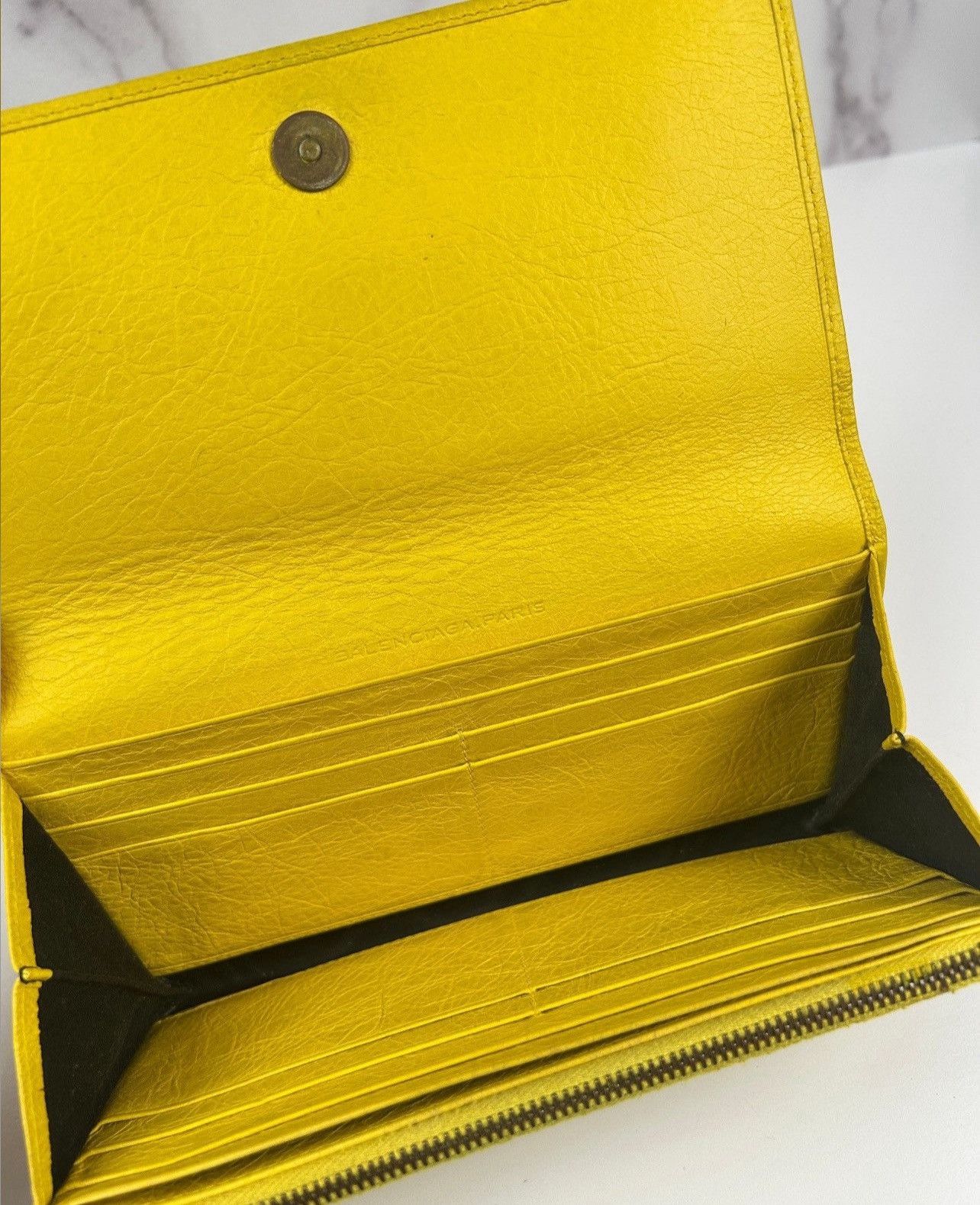 Balenciaga Balenciaga Le City Money Long Wallet Yellow Size ONE SIZE - 20 Thumbnail