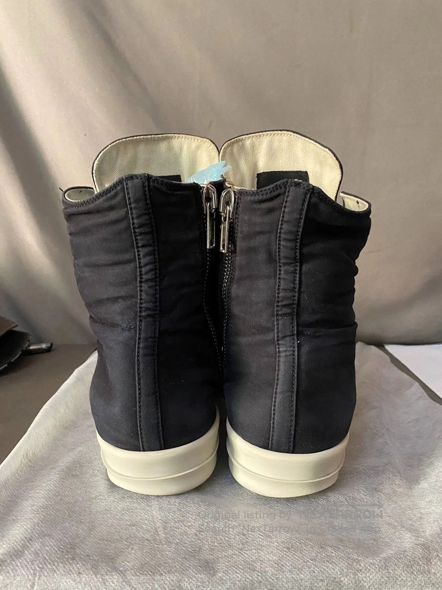 Rick Owens rick owens复线绸面大匡威 size 44. Size US 10.5 / EU 43-44 - 4 Thumbnail